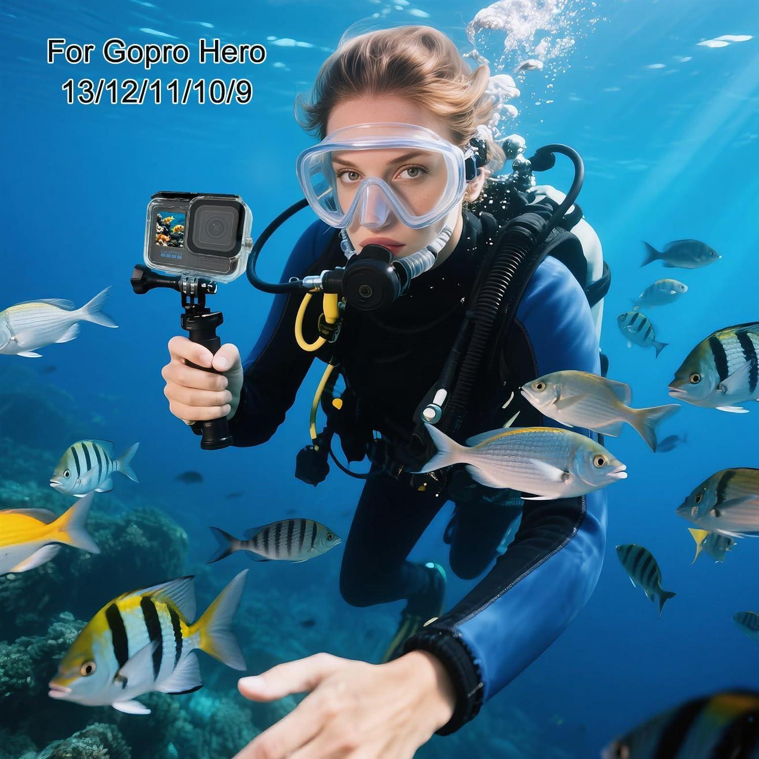 Funda Impermeable Suptig para GoPro Hero 13/12/11/10/9 - 50m