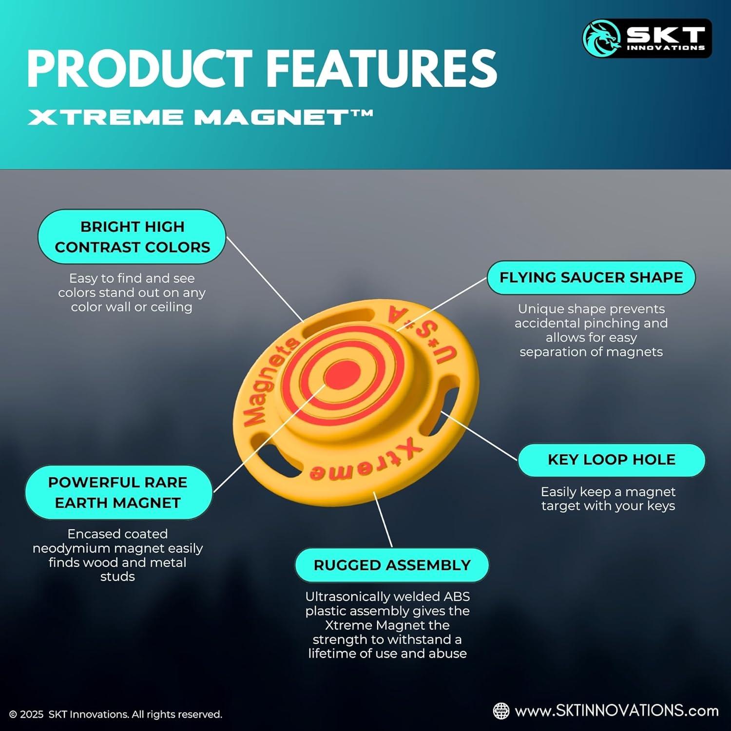 Juego de Imanes de Neodimio Xtreme Magnet - 5 Piezas, Resistente