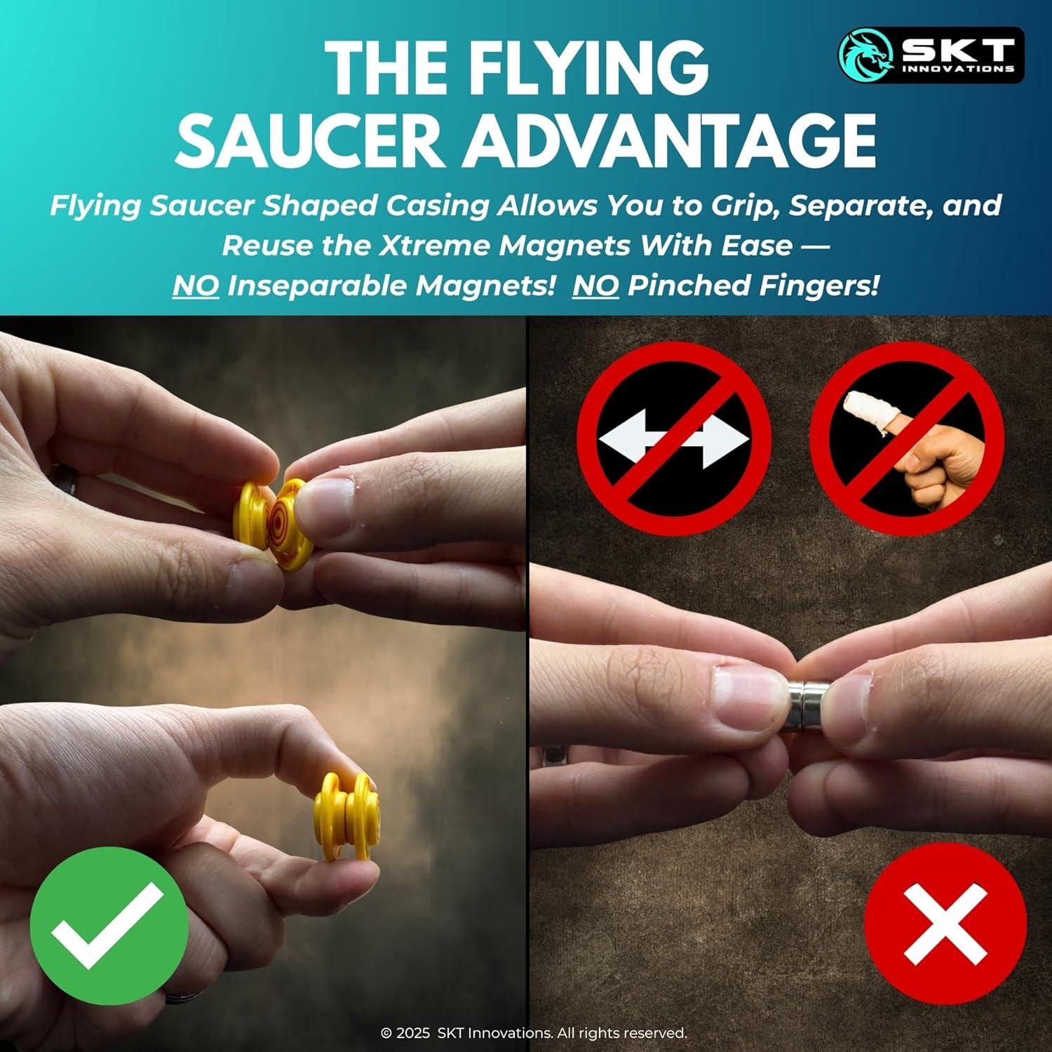 Juego de Imanes de Neodimio Xtreme Magnet - 5 Piezas, Resistente