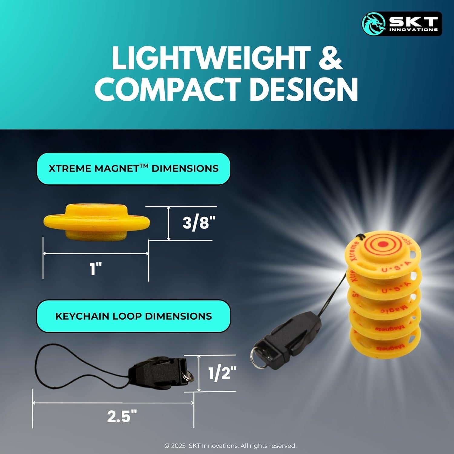 Juego de Imanes de Neodimio Xtreme Magnet - 5 Piezas, Resistente