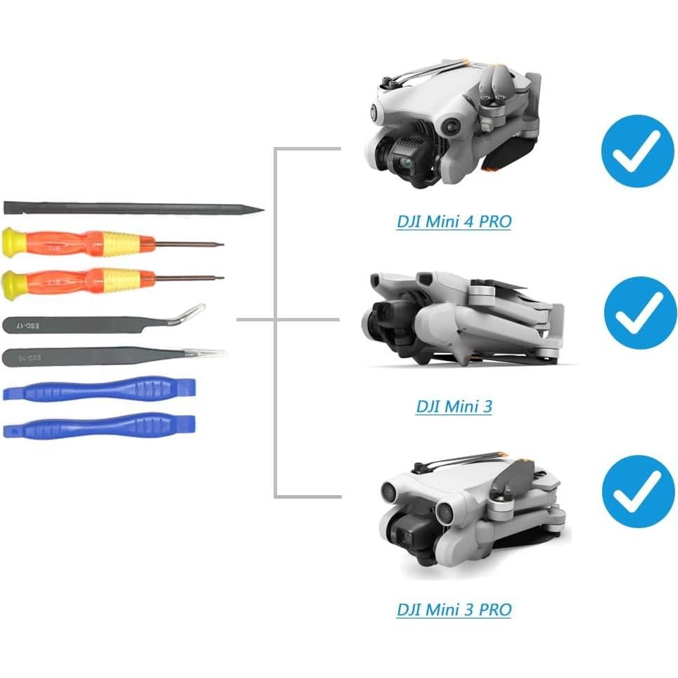 Kit de Desensamblaje iMusk 7 Piezas para DJI Mini 3/4 Pro