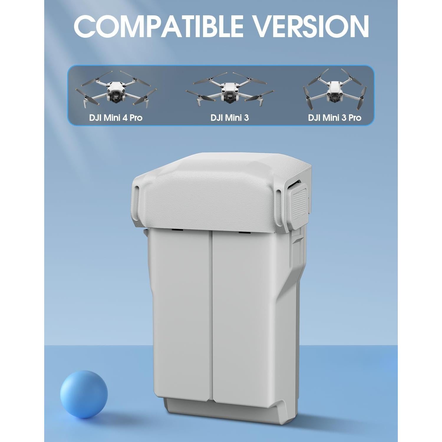 Baterías de Vuelo Inteligentes 3850mAh Anegine para DJI Mini 3/4 Pro