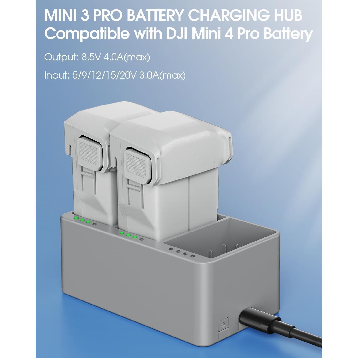 Baterías de Vuelo Inteligentes 3850mAh Anegine para DJI Mini 3/4 Pro