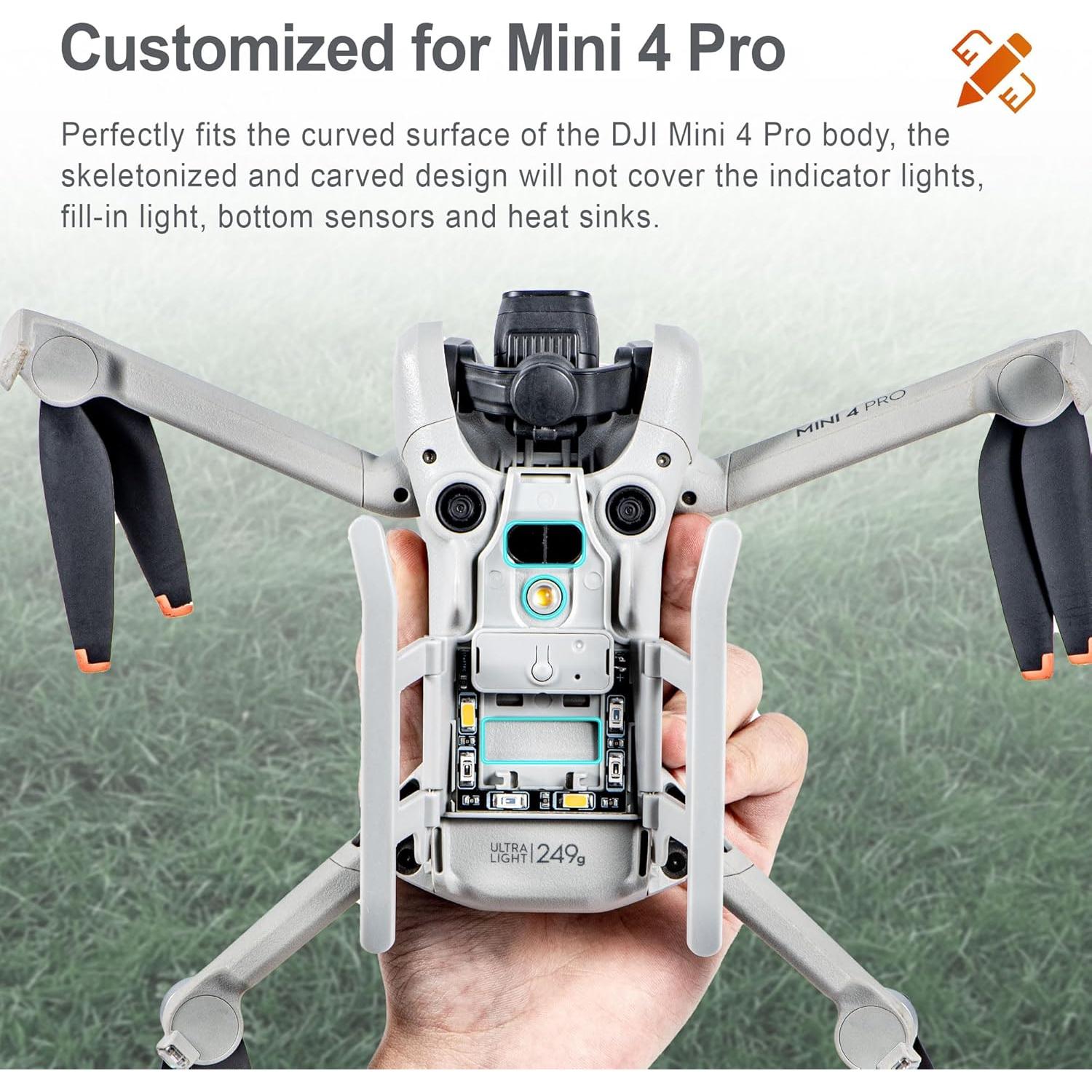 Tren de aterrizaje LED Craznick Mini 4 Pro - Plegable y Ligero