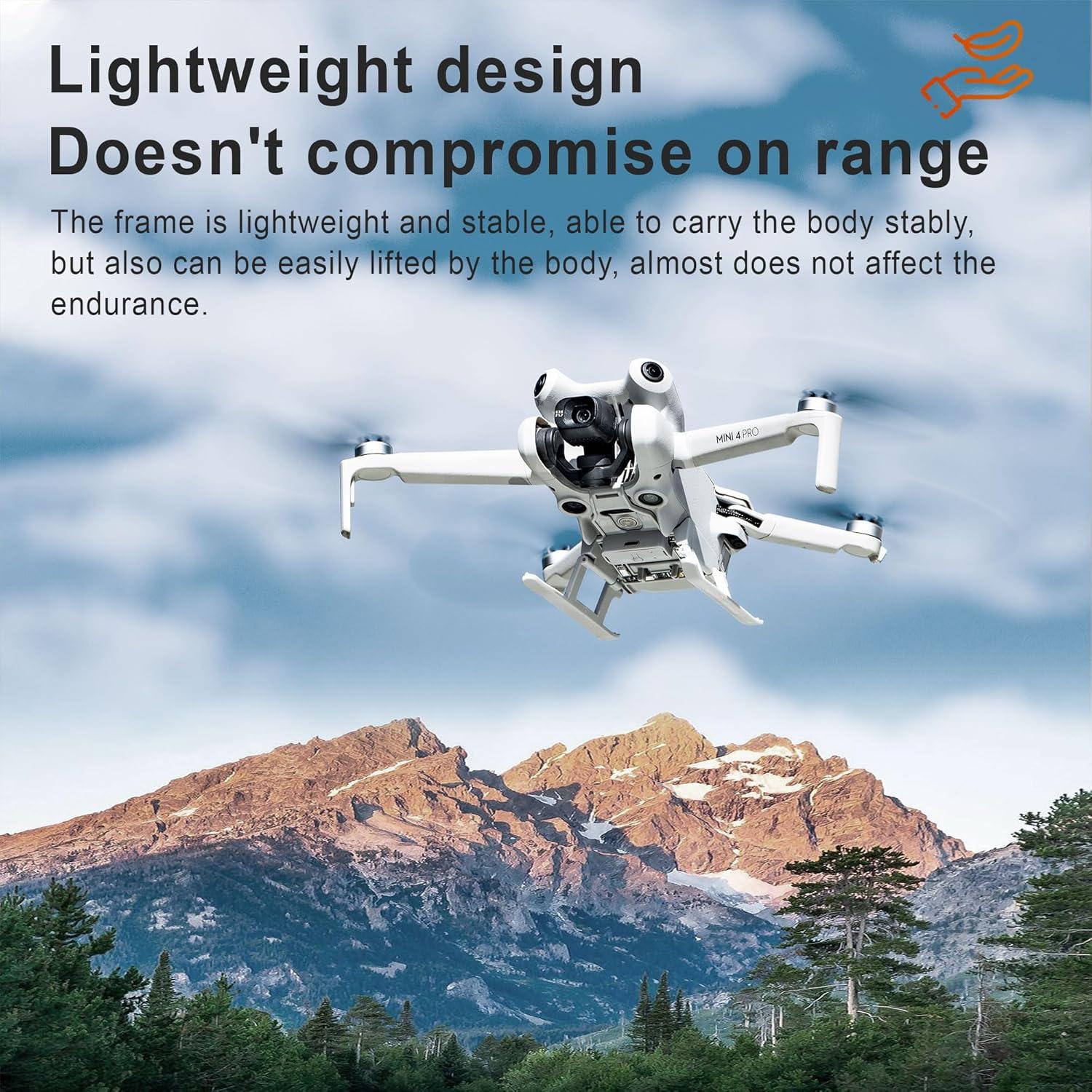 Tren de aterrizaje LED Craznick Mini 4 Pro - Plegable y Ligero