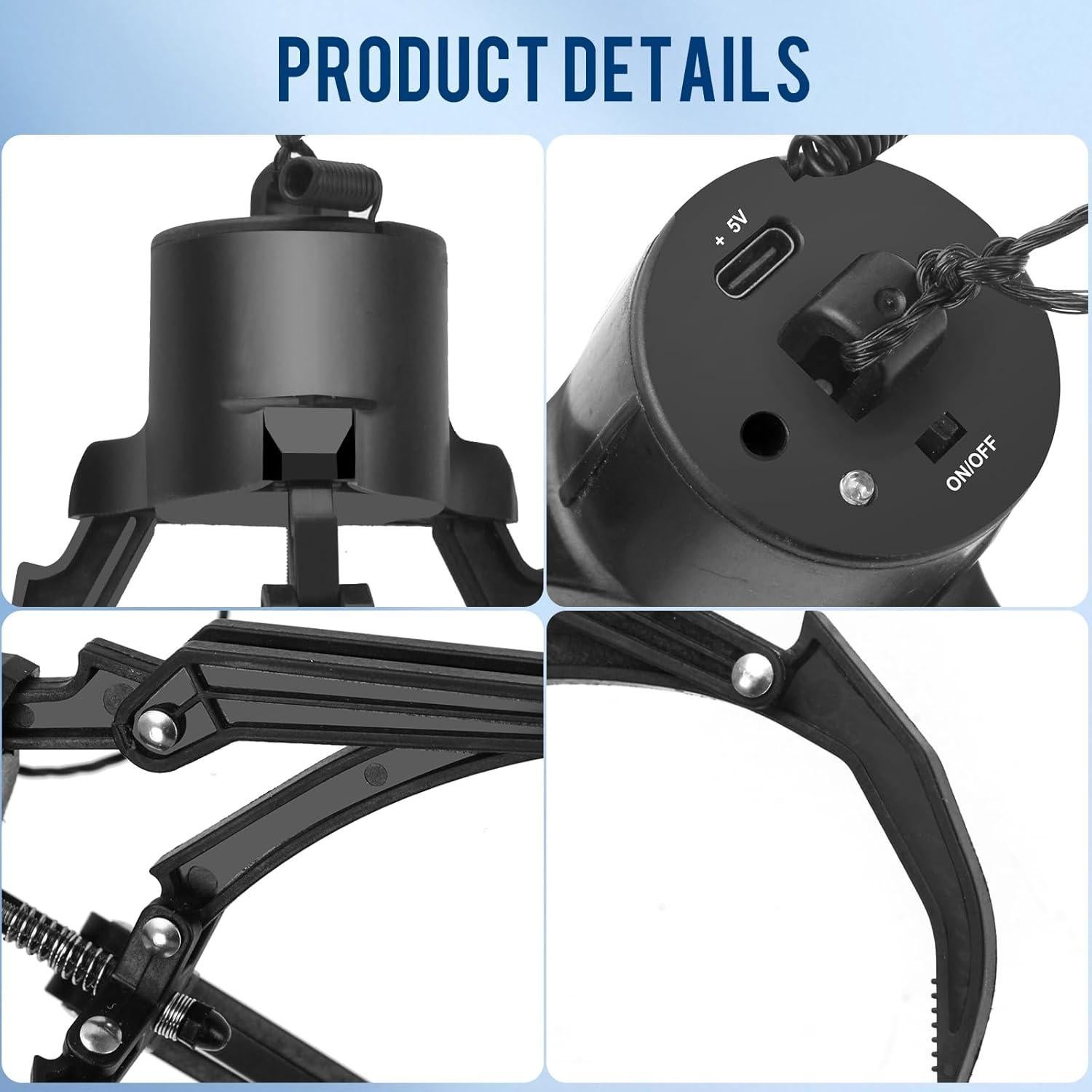 Garra Mecánica para Drone Amanely TF381 - Control Remoto 1km