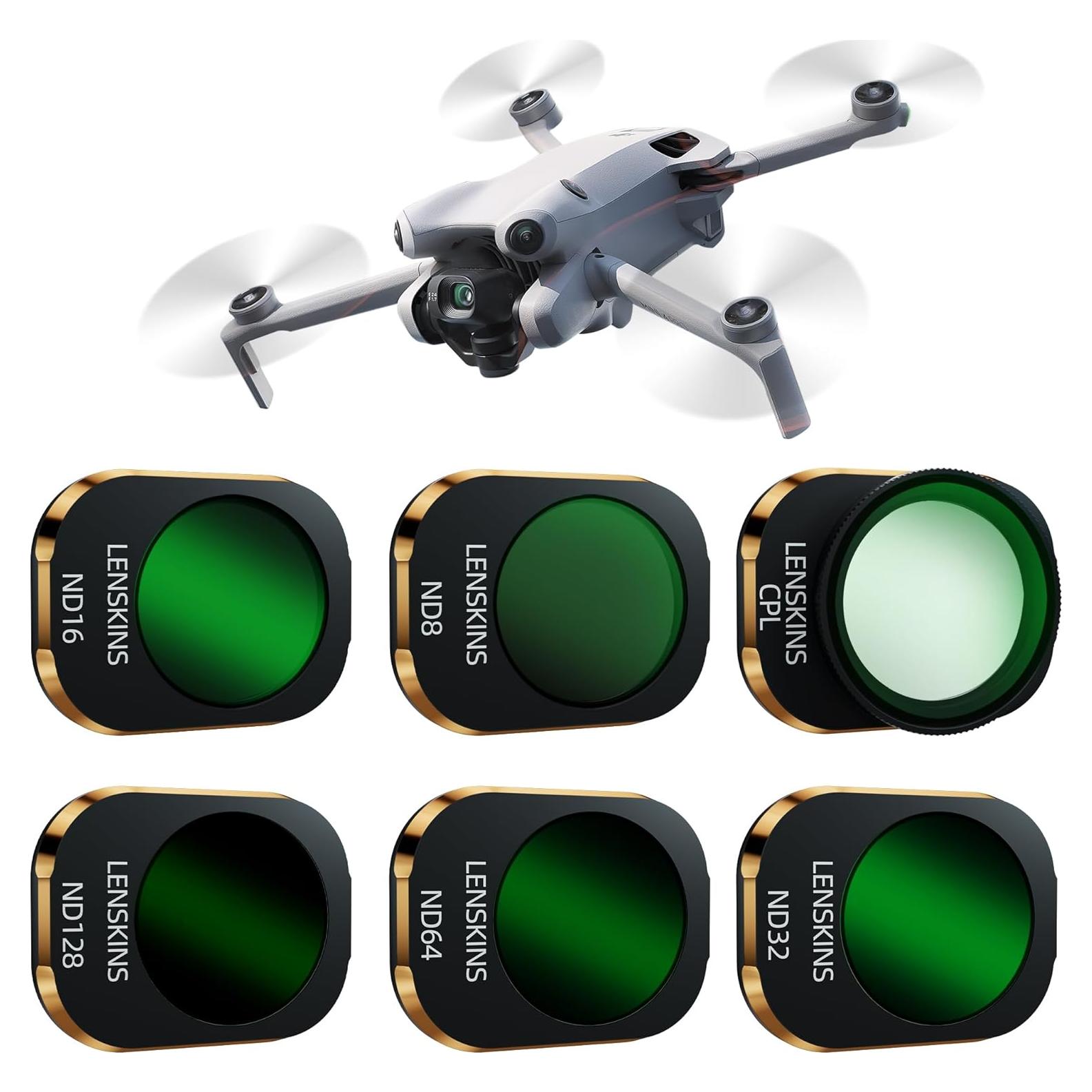 Juego de Filtros ND y CPL LENSKINS para DJI Mini 4 Pro