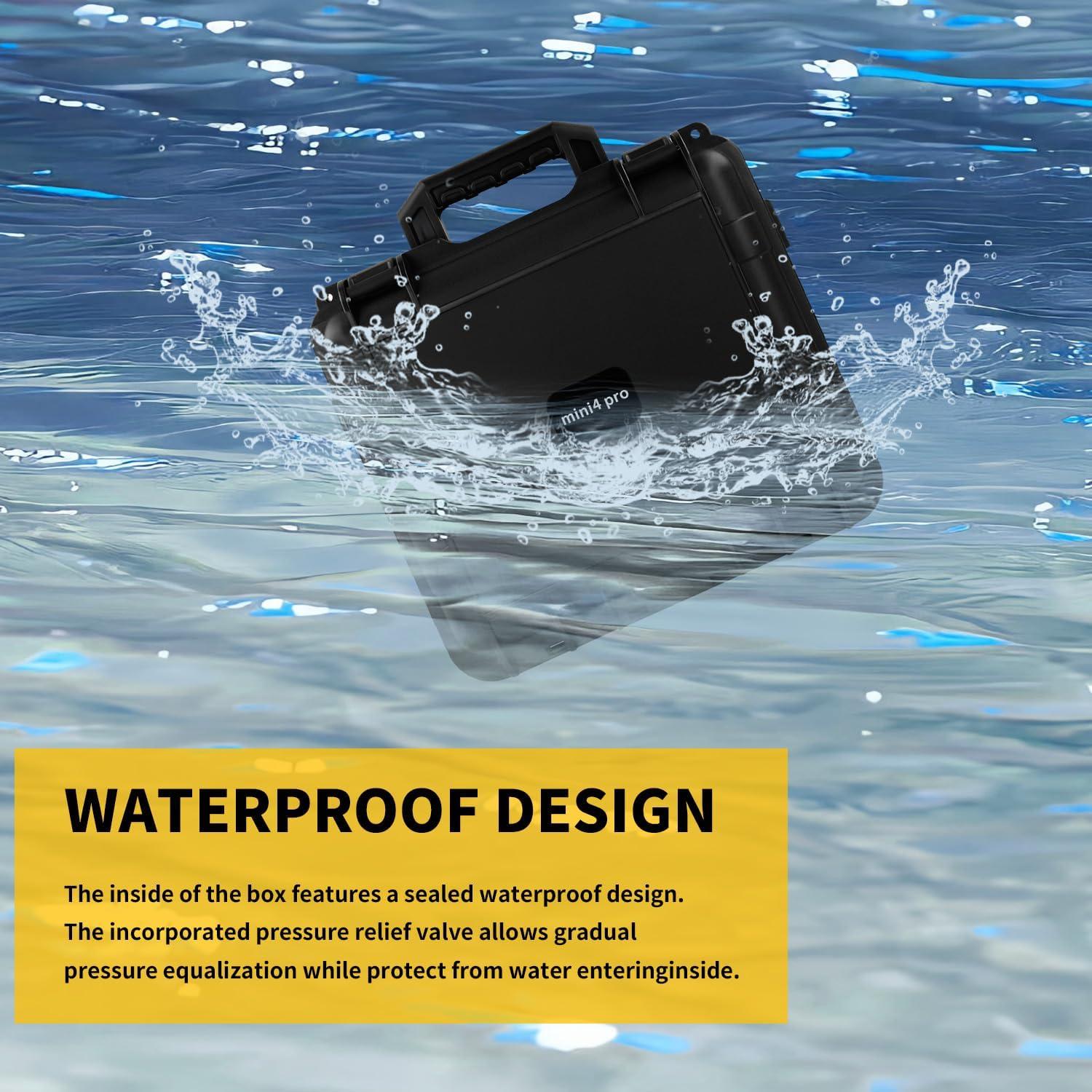 Estuche Impermeable Liyirui para Drone DJI Mini 4 Pro