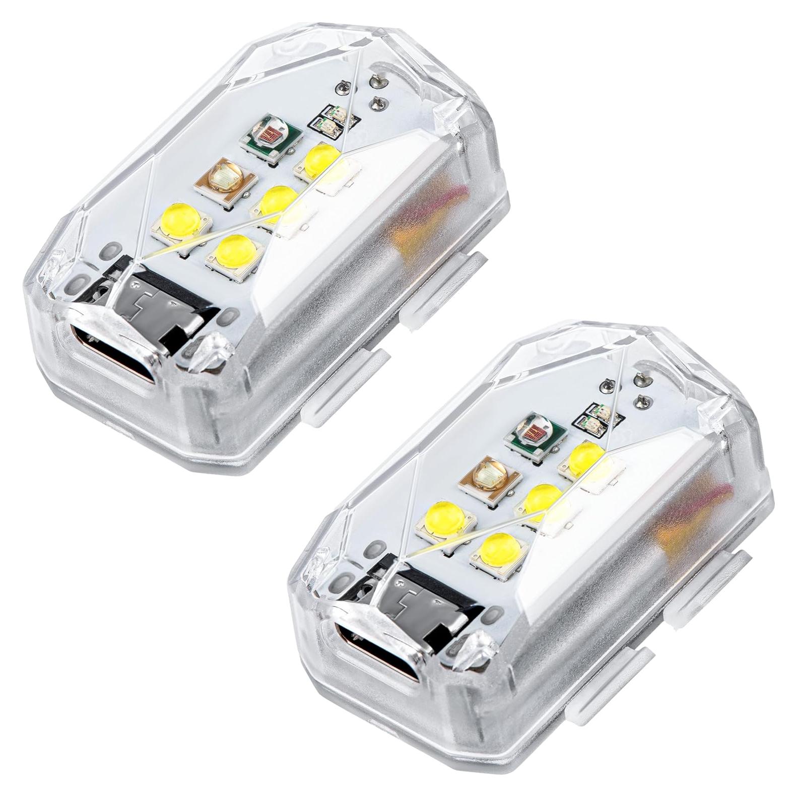 Luz Estroboscópica STARTRC PHOTO para Drones - 2 PCS, 5 Modos