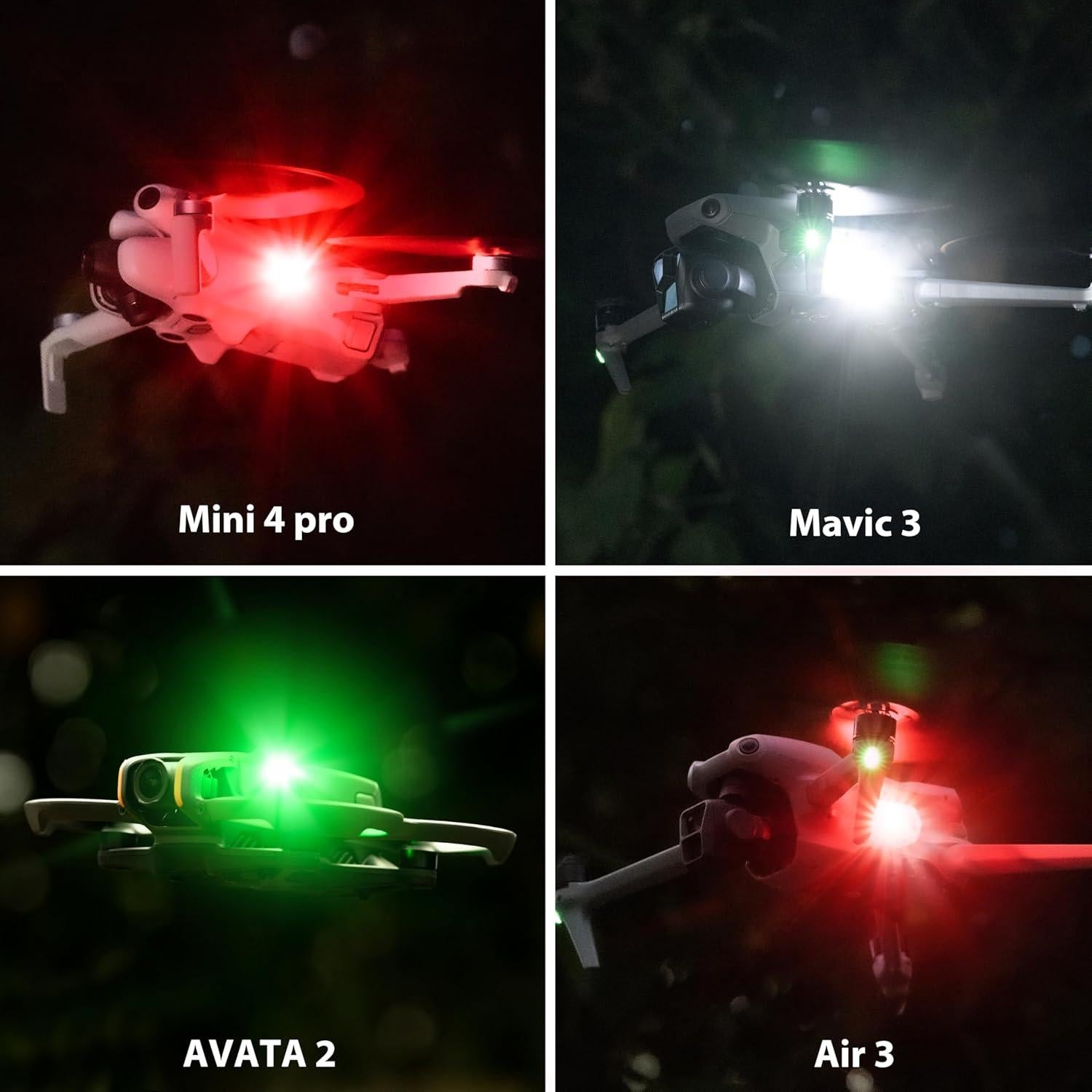 Luz Estroboscópica STARTRC PHOTO para Drones - 2 PCS, 5 Modos