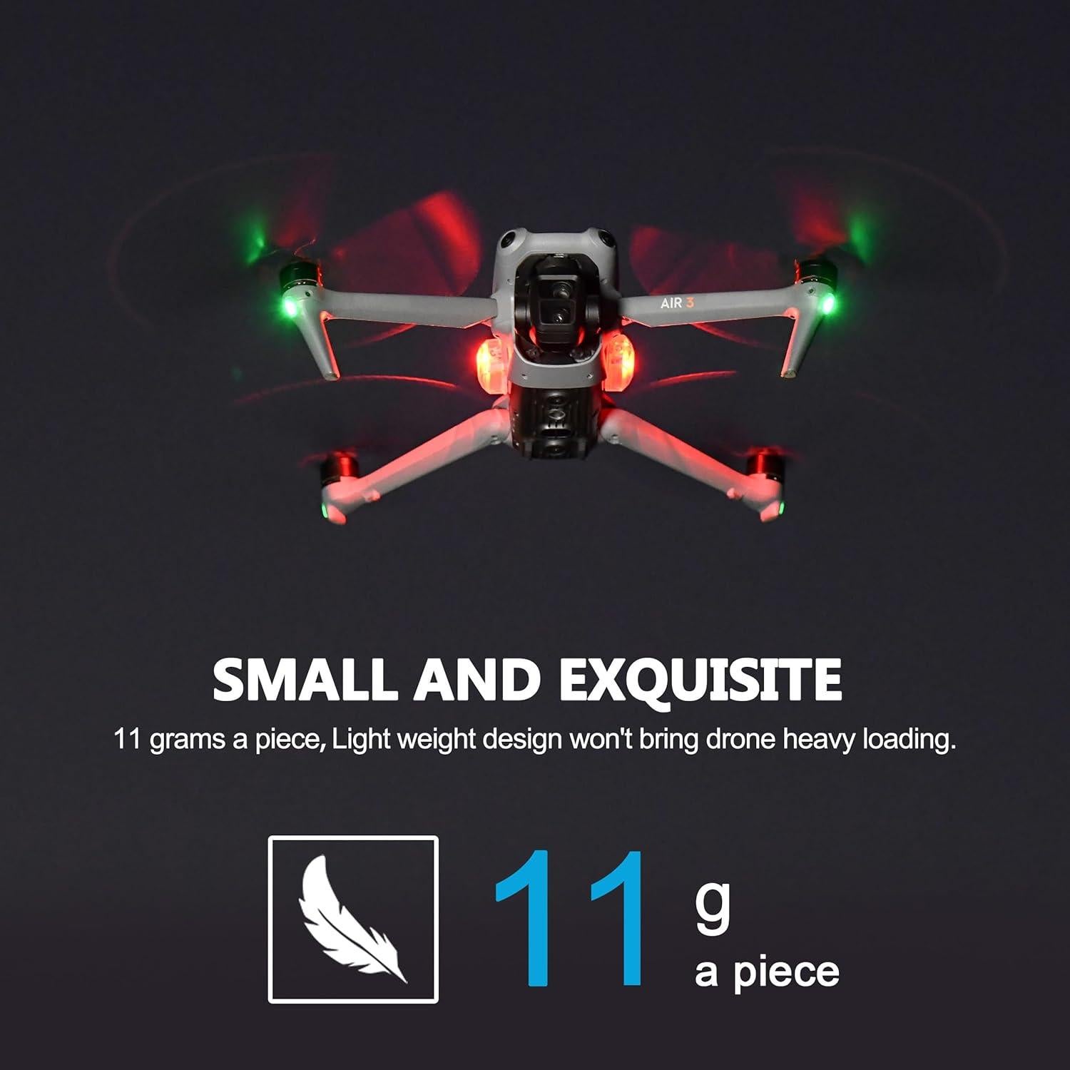 Luz Estroboscópica STARTRC PHOTO para Drones - 2 PCS, 5 Modos