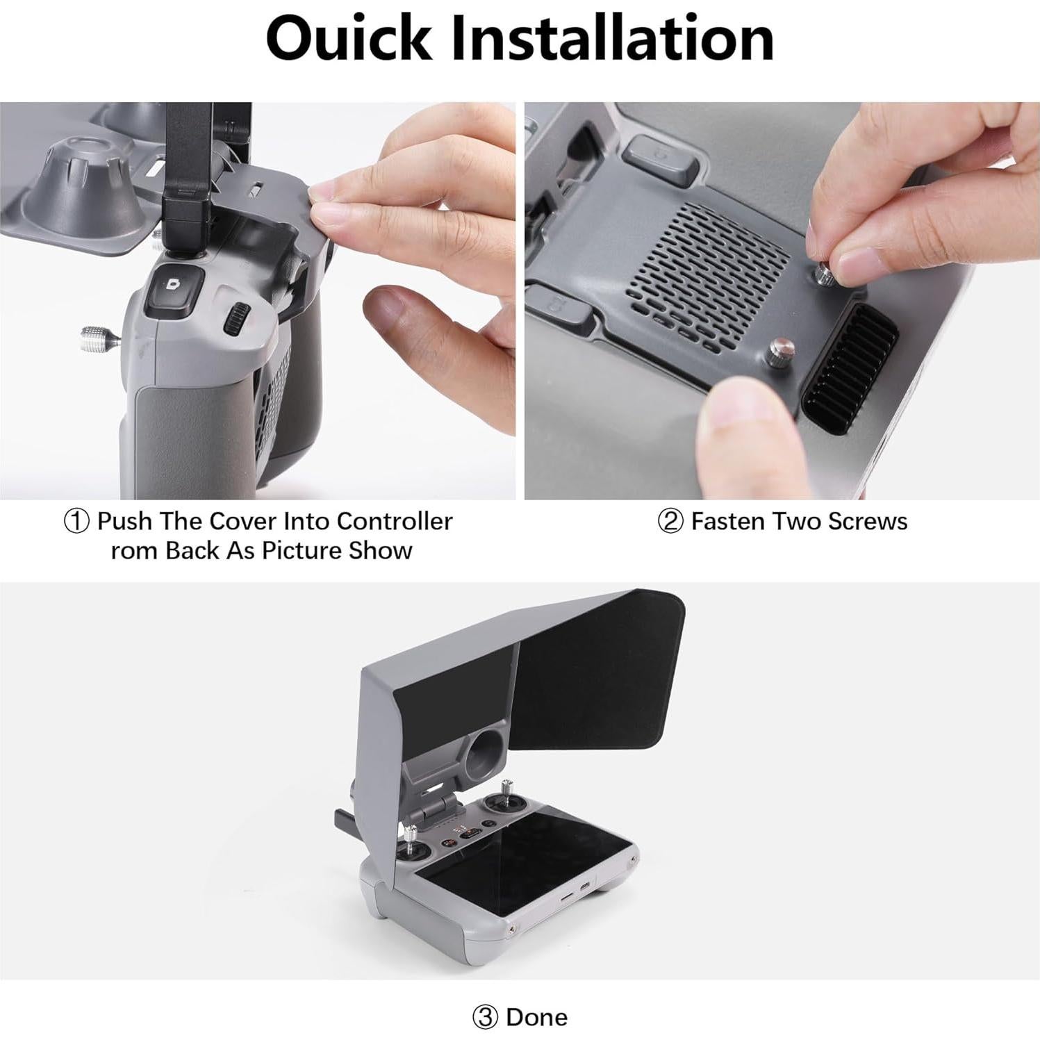 Cubierta Solar FPVtosky RC 2 para Controlador DJI Mini 4 Pro