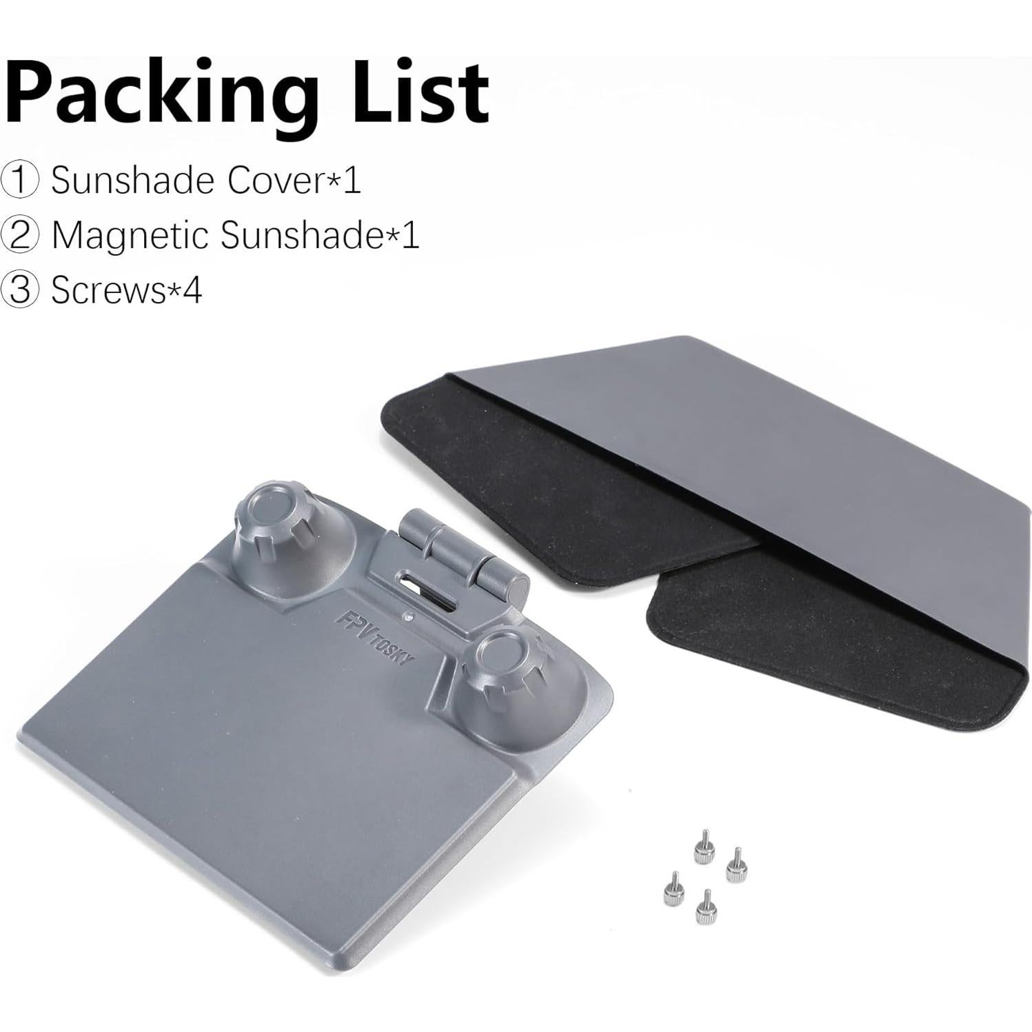 Cubierta Solar FPVtosky RC 2 para Controlador DJI Mini 4 Pro