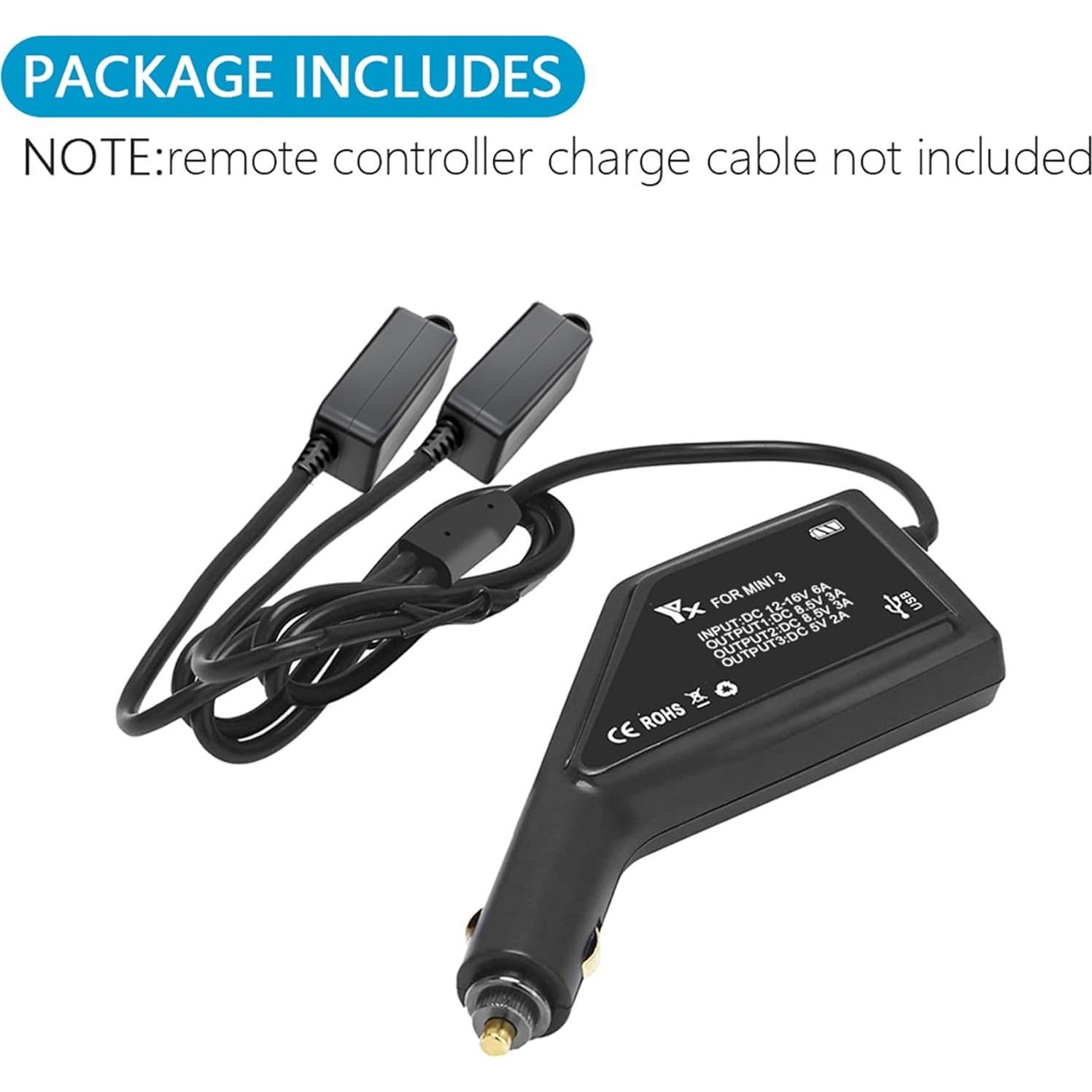 Cargador de batería Hanatora 3 en 1 para DJI Mini 4/3 Pro