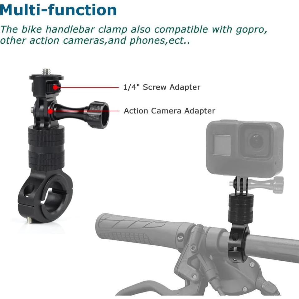 Soporte de Manillar para Control Remoto DJI RC/RC2 - Aluminio Ajustable