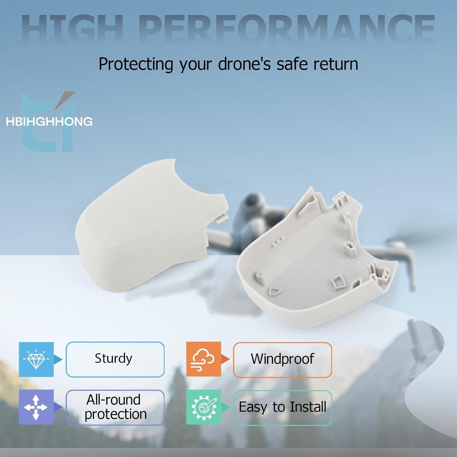 Cubiertas Laterales de Reemplazo DJI Mini 4 Pro con Herramientas