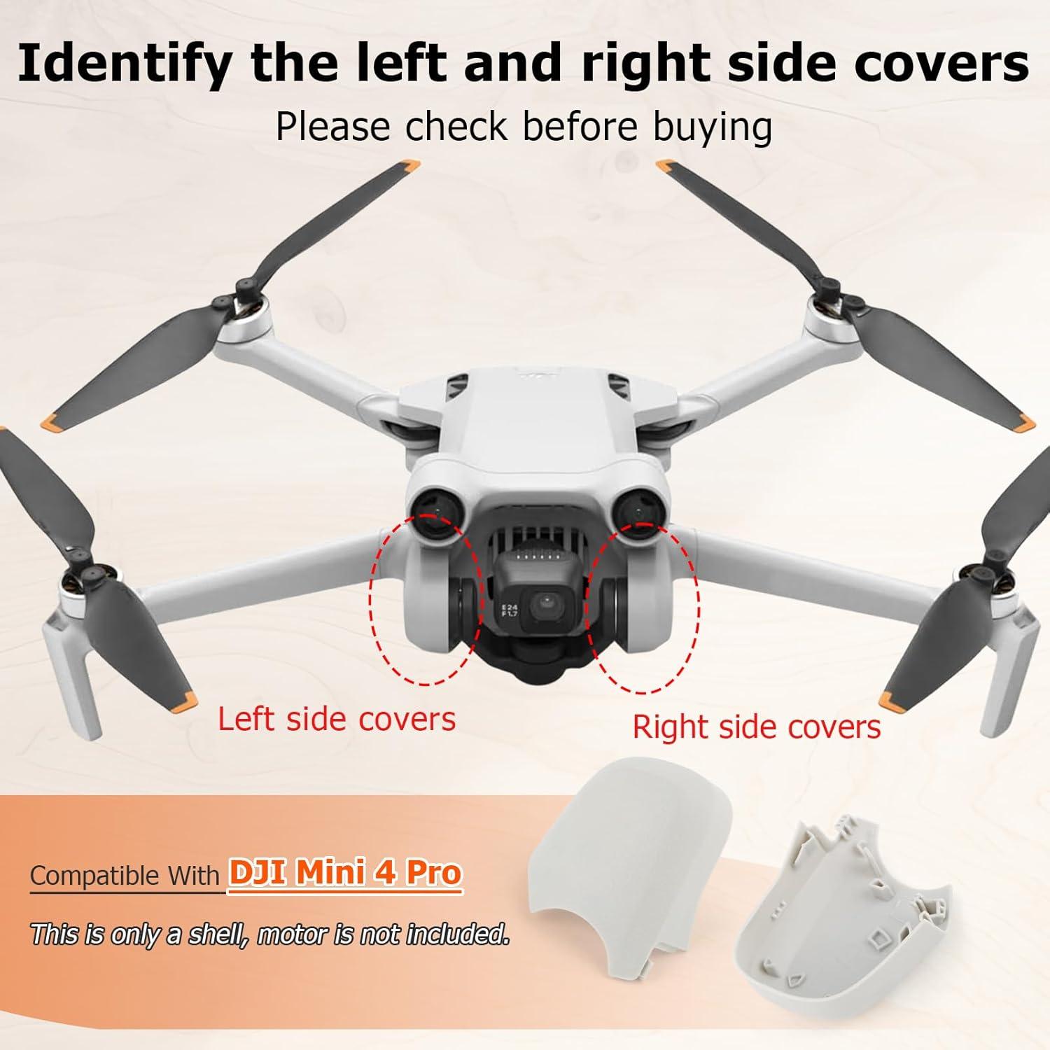 Cubiertas Laterales de Reemplazo DJI Mini 4 Pro con Herramientas