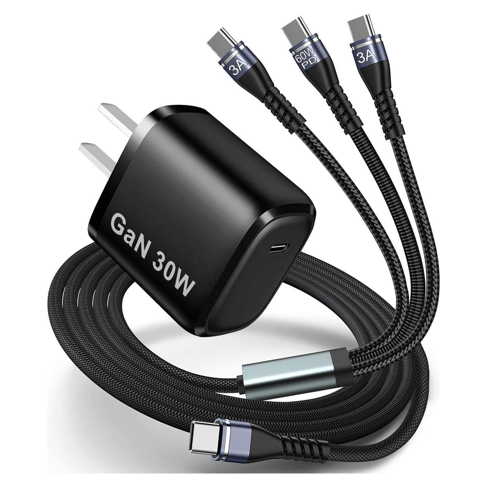 Cargador Rápido 30W PD 3 en 1 USB-C para Drones DJI