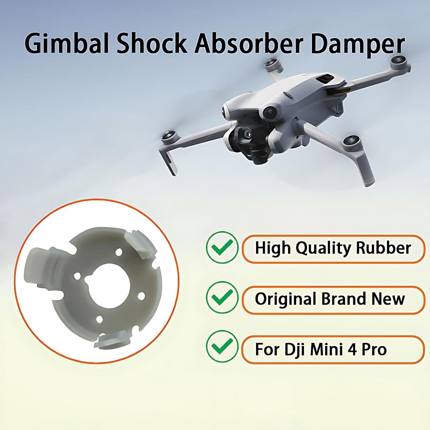 Repuesto Amortiguador Goma Gimbal DJI Mini 4 Pro