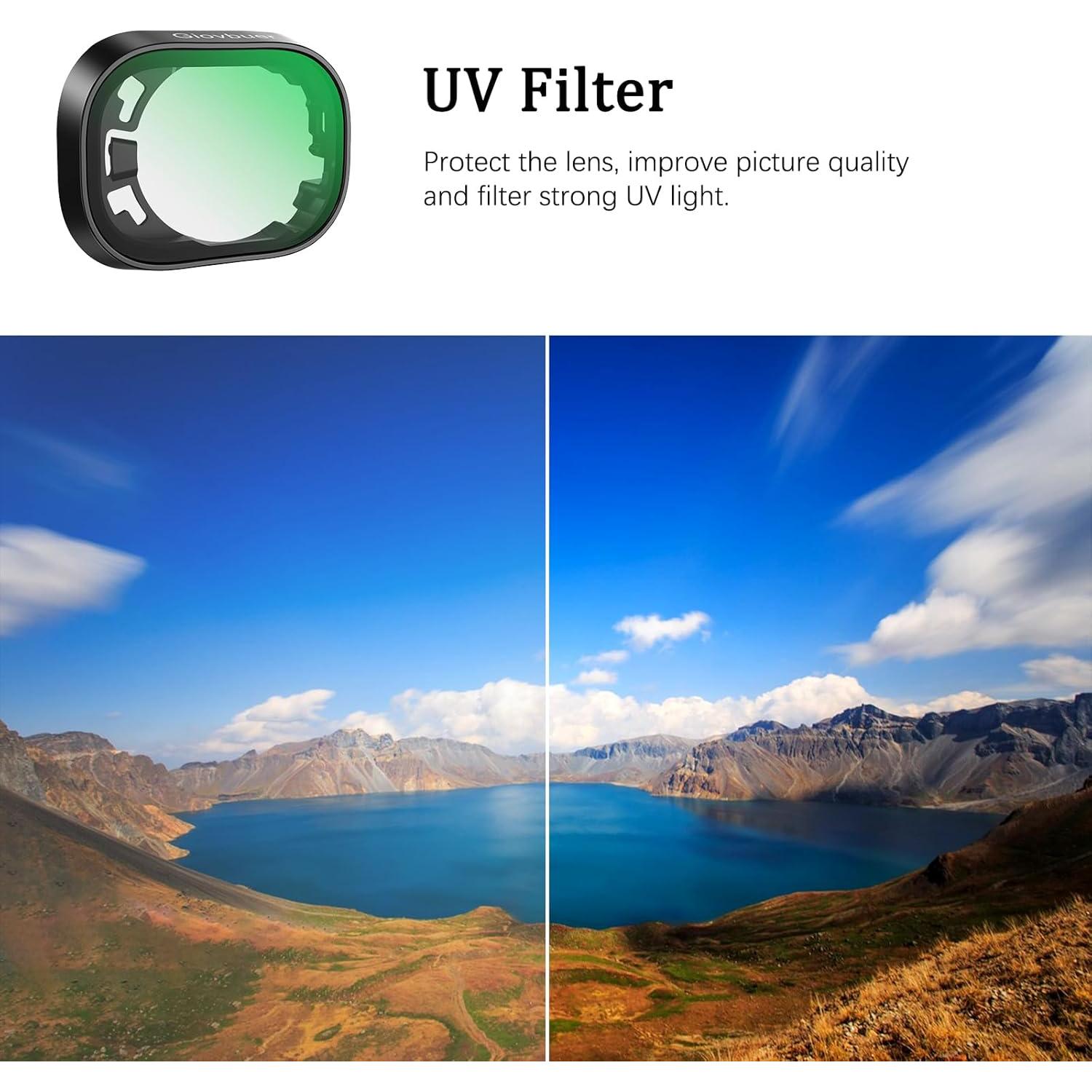 Juego de Filtros ND 6 Piezas Giovbuer para DJI Mini 4 Pro