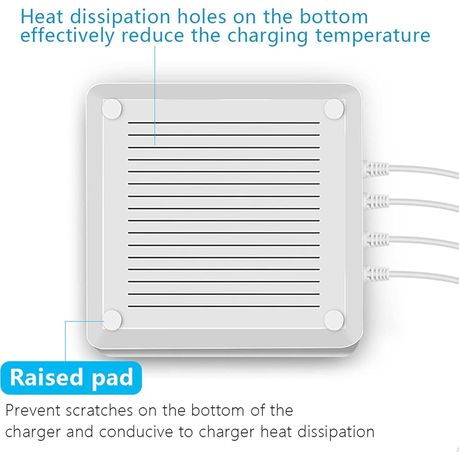 Cargador Rápido 6 en 1 Hanatora para DJI Mini 4 Pro y Mini 3