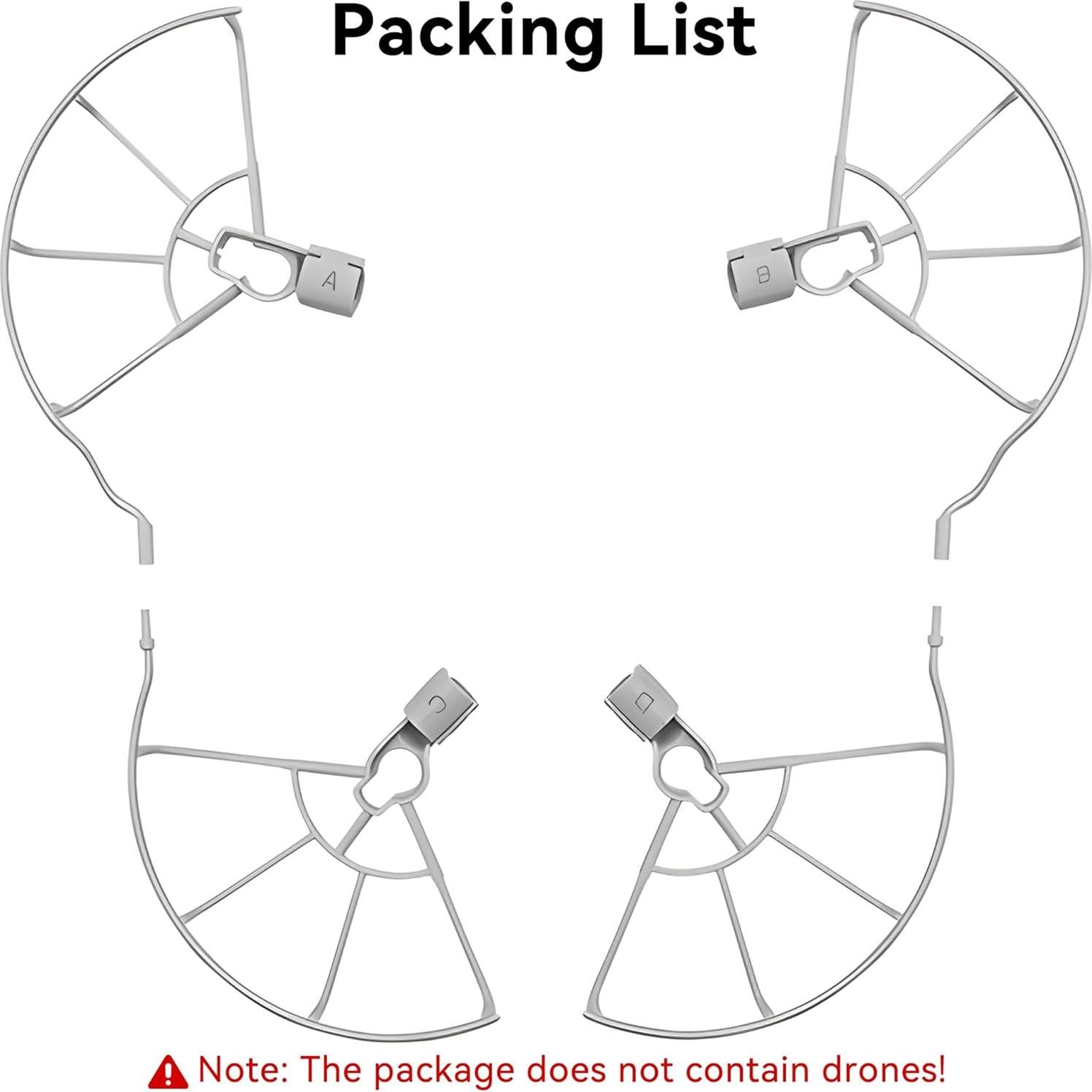 Protector de Hélices Craznick para Dron DJI Mini 4 Pro