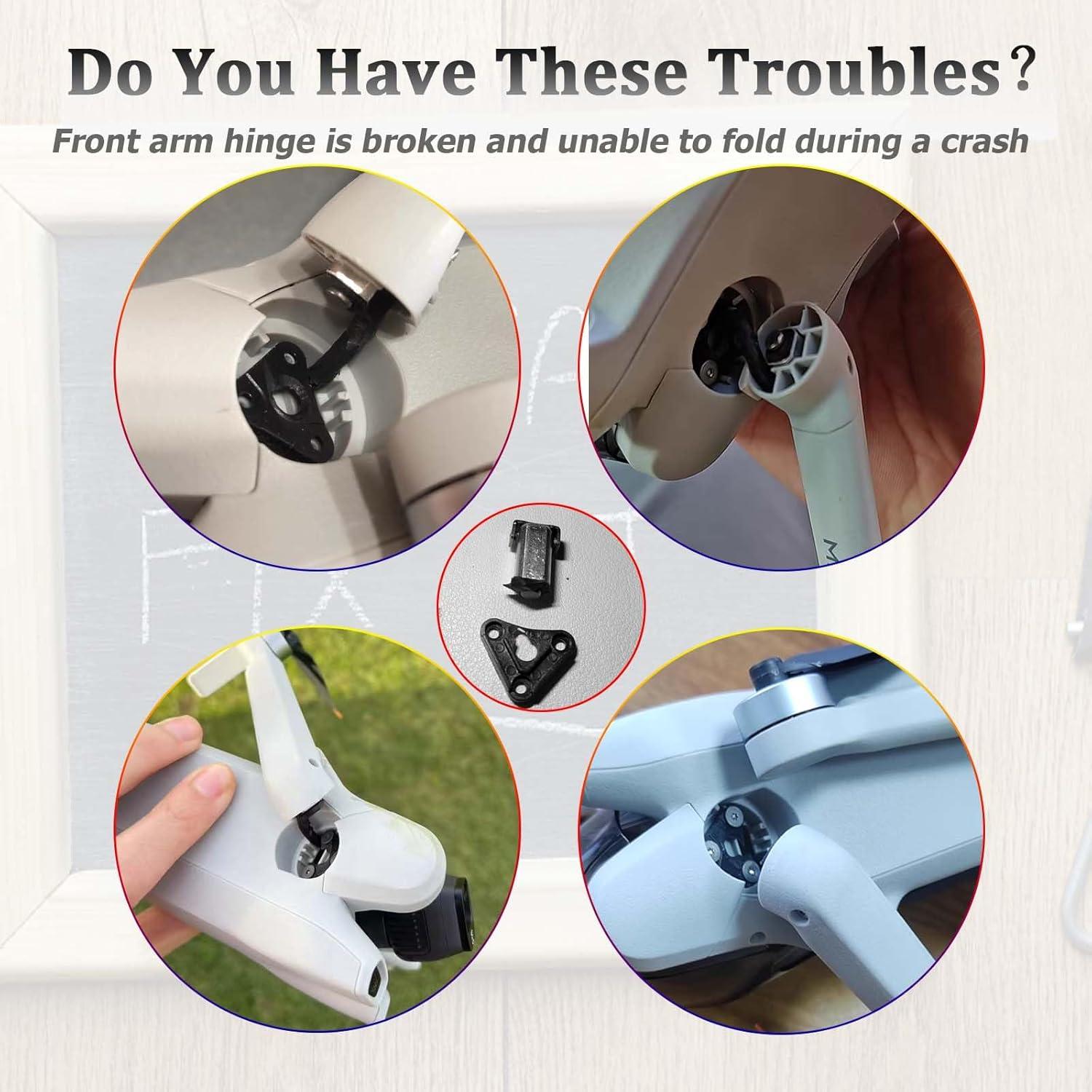 Bisagras Pivotantes Reforzadas iMusk para DJI Mini 3/4/5 Pro