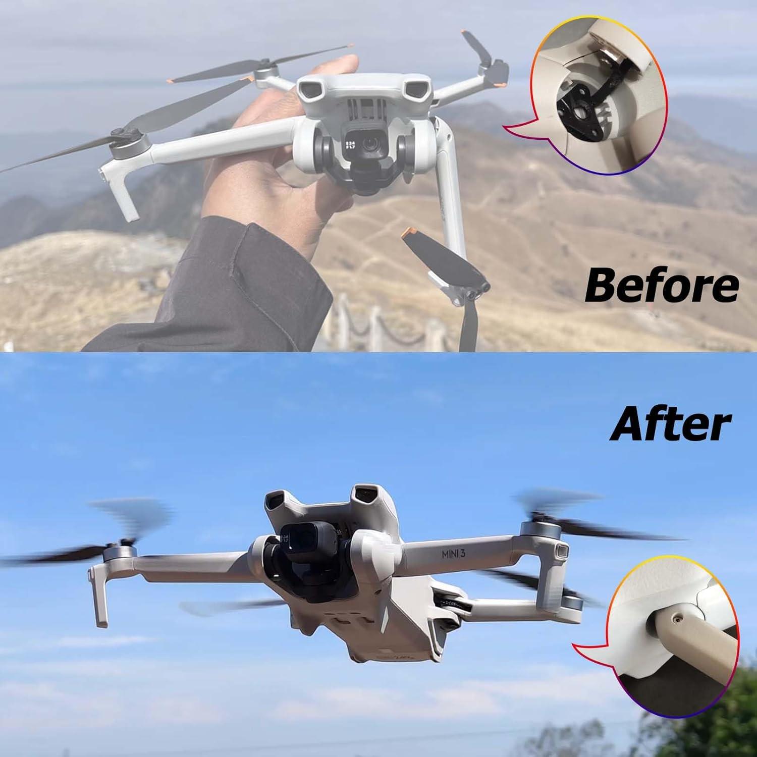 Bisagras Pivotantes Reforzadas iMusk para DJI Mini 3/4/5 Pro