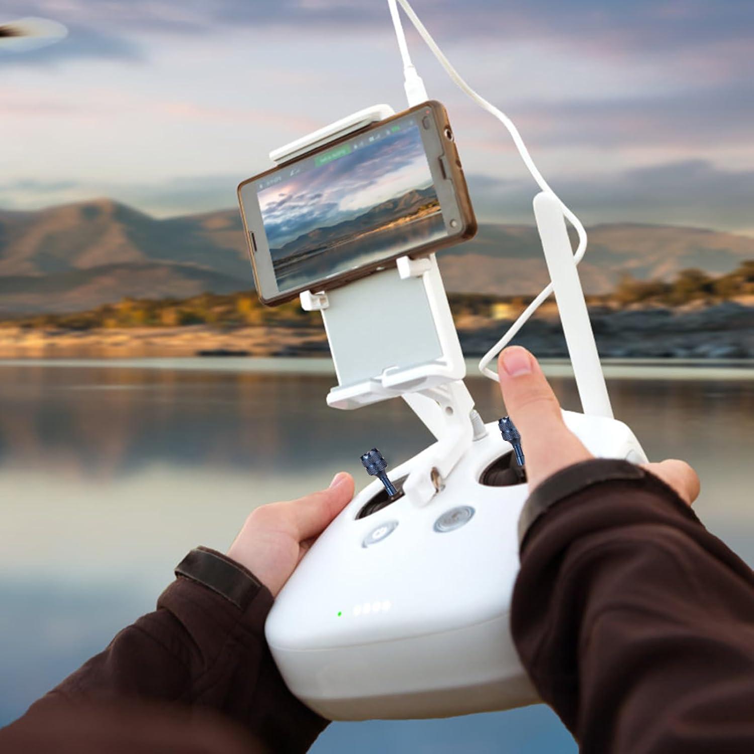 Palancas de Control NQEUEPN para Drones DJI Mini 3/4 Pro - 4 Piezas