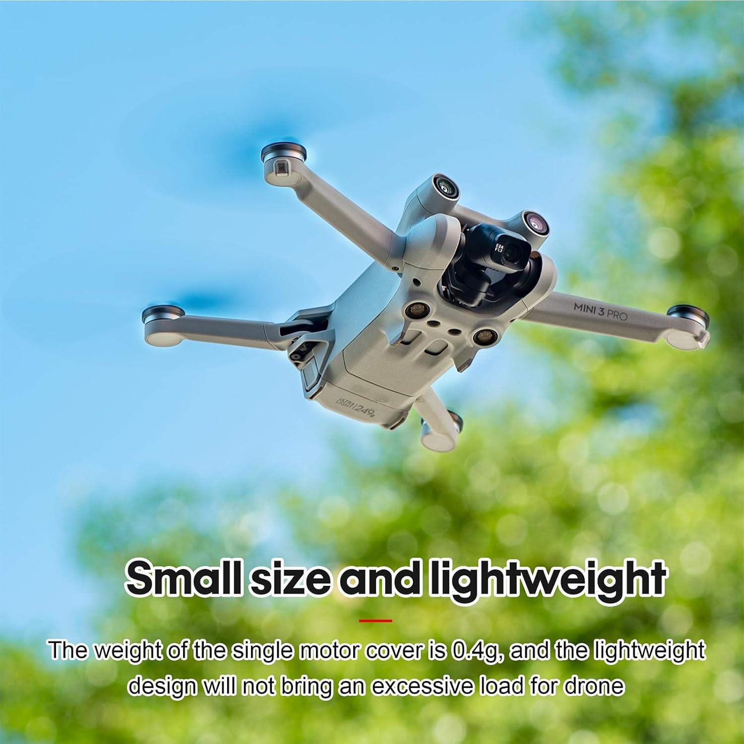 Cubiertas protectoras de motor Sinyutia para DJI Mini 4 Pro - 8 piezas