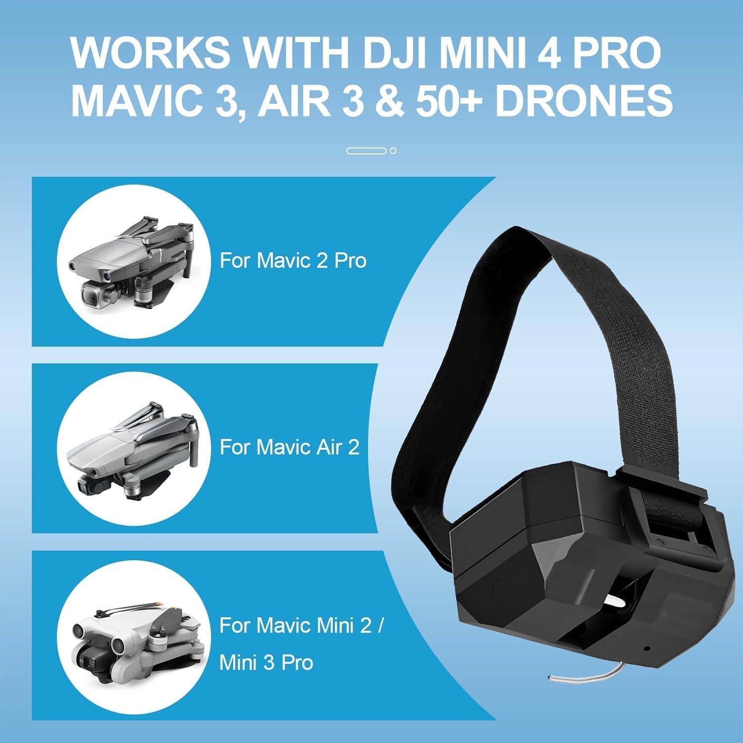 Sistema de Lanzamiento Aéreo Aojudic para Drones - 750g, 1KM