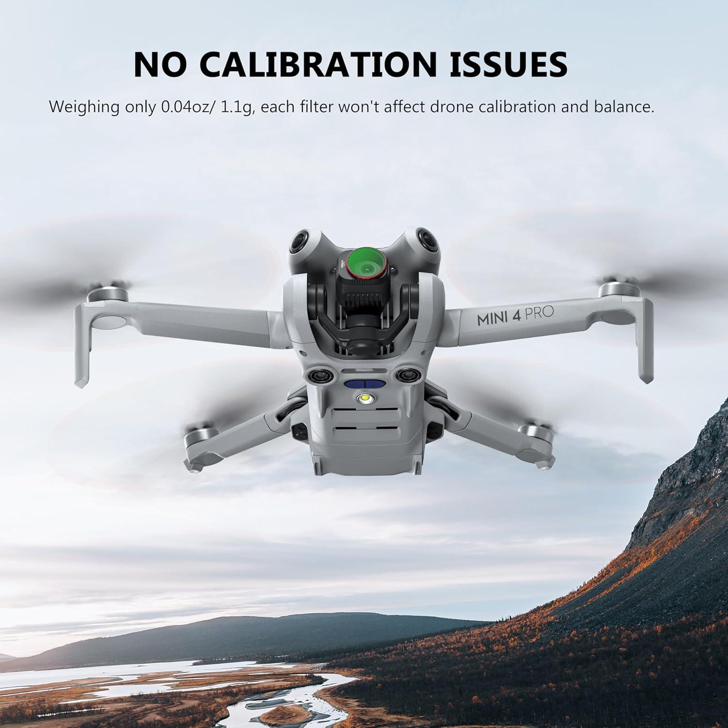 Juego de Filtros ND STARTRC para DJI Mini 4 Pro - 6 Piezas