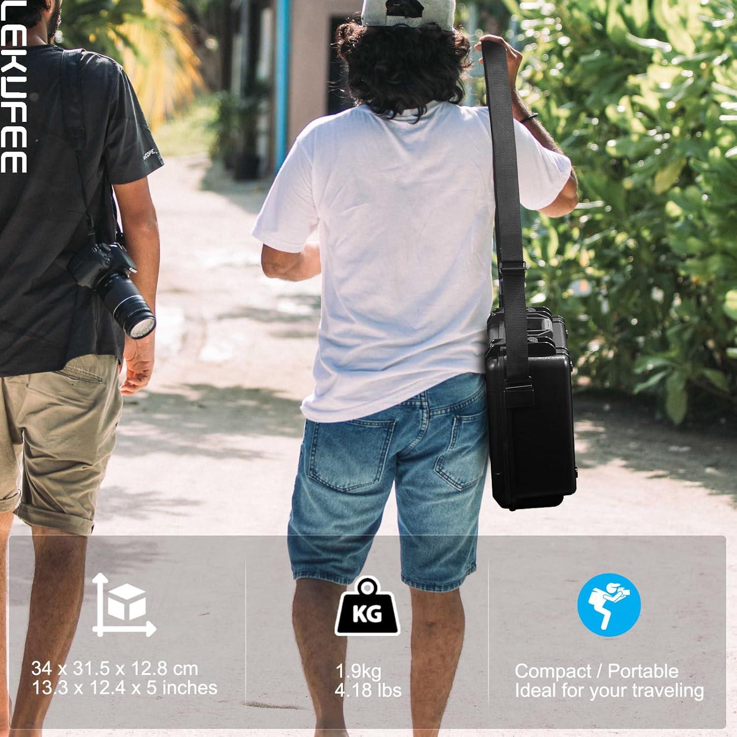 Funda Dura Impermeable Lekufee para Dron DJI Mini 3 Pro y Accesorios