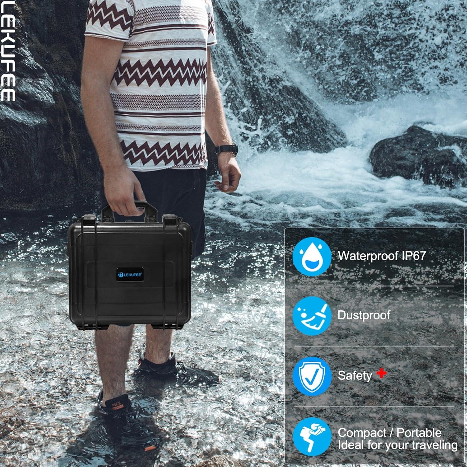 Funda Dura Impermeable Lekufee para Dron DJI Mini 3 Pro y Accesorios