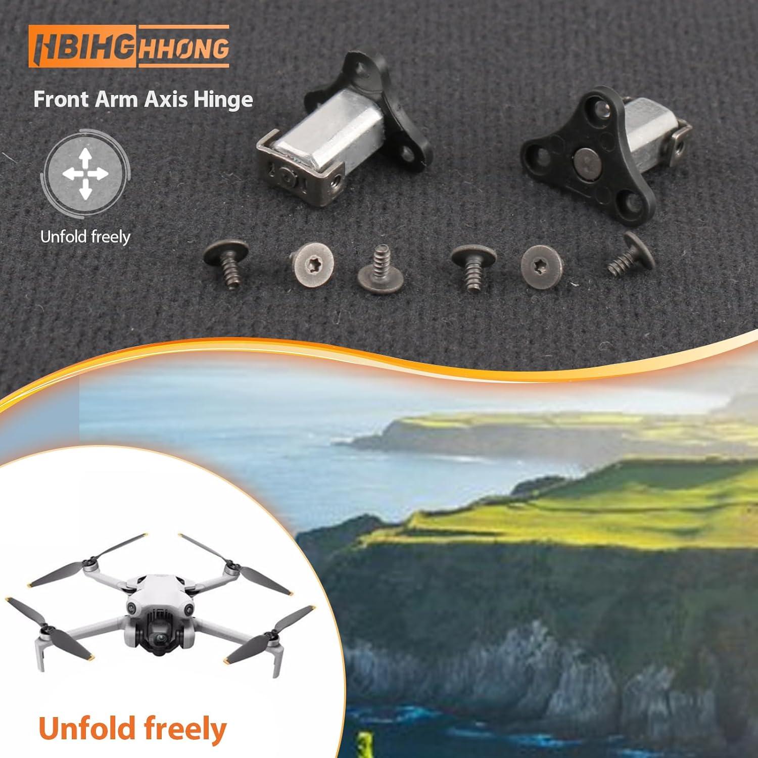 Reemplazo Eje Brazo Frontal DJI Mini 4 Pro Mini 3 + Tornillos