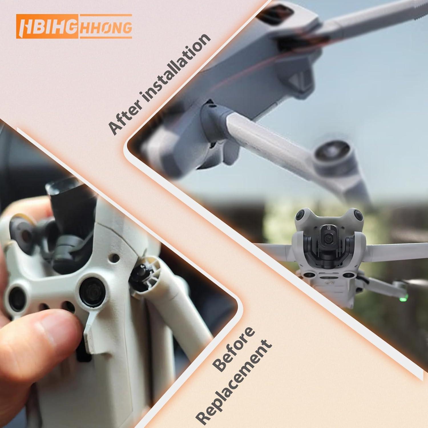 Reemplazo Eje Brazo Frontal DJI Mini 4 Pro Mini 3 + Tornillos