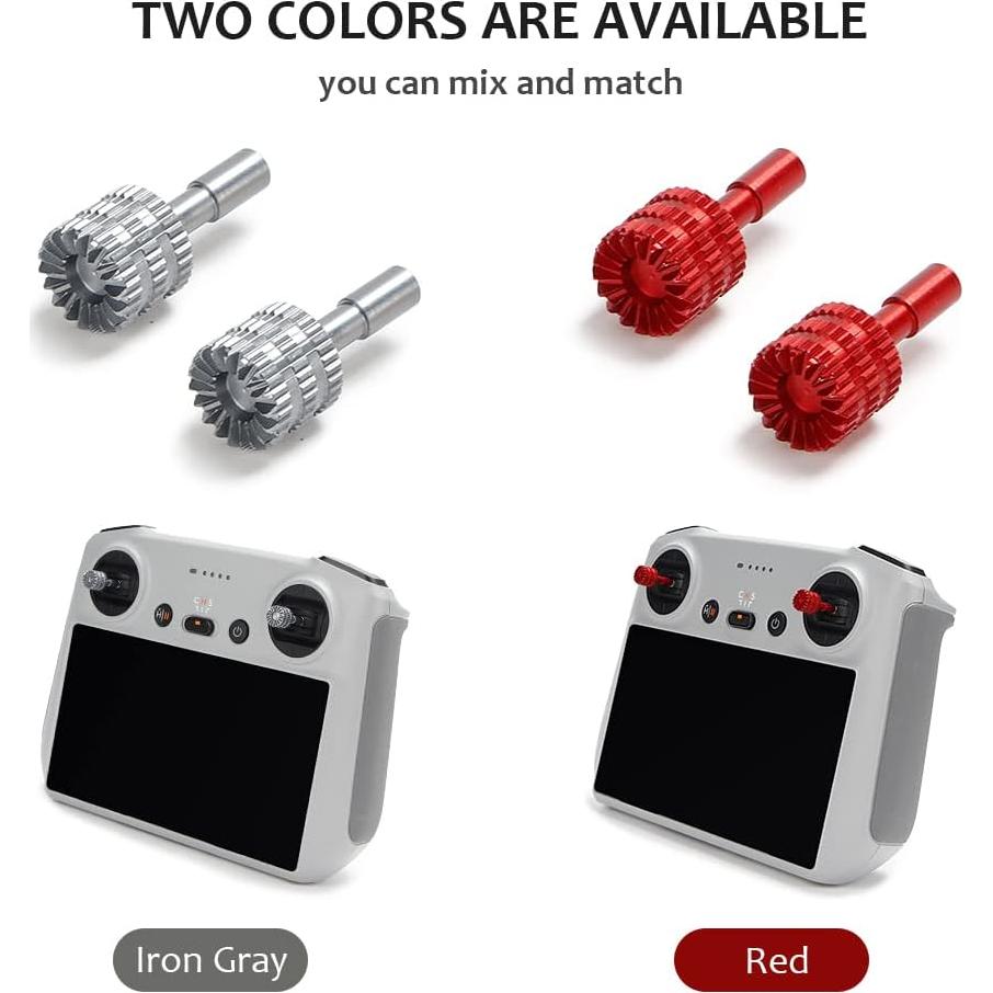 Joysticks Aluminio BEHORSE para DJI Mini 3/4 Pro - 2 Pares