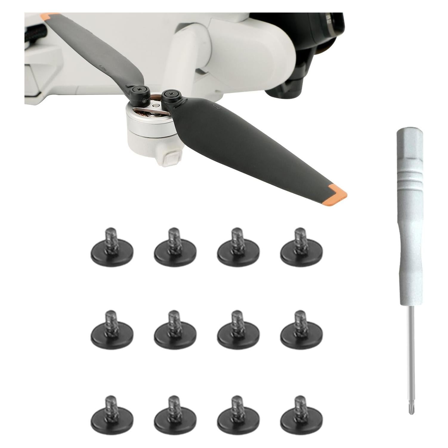 Paquete de 12 Tornillos de Hélice DJI Mini 4 Pro con Destornillador