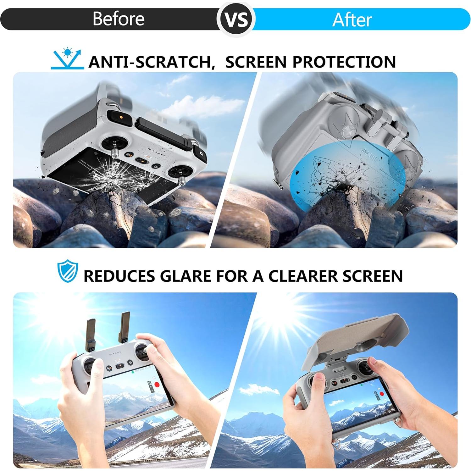 Capota Solar STARTRC Mini 4 Pro Mini 3 para DJI RC 2