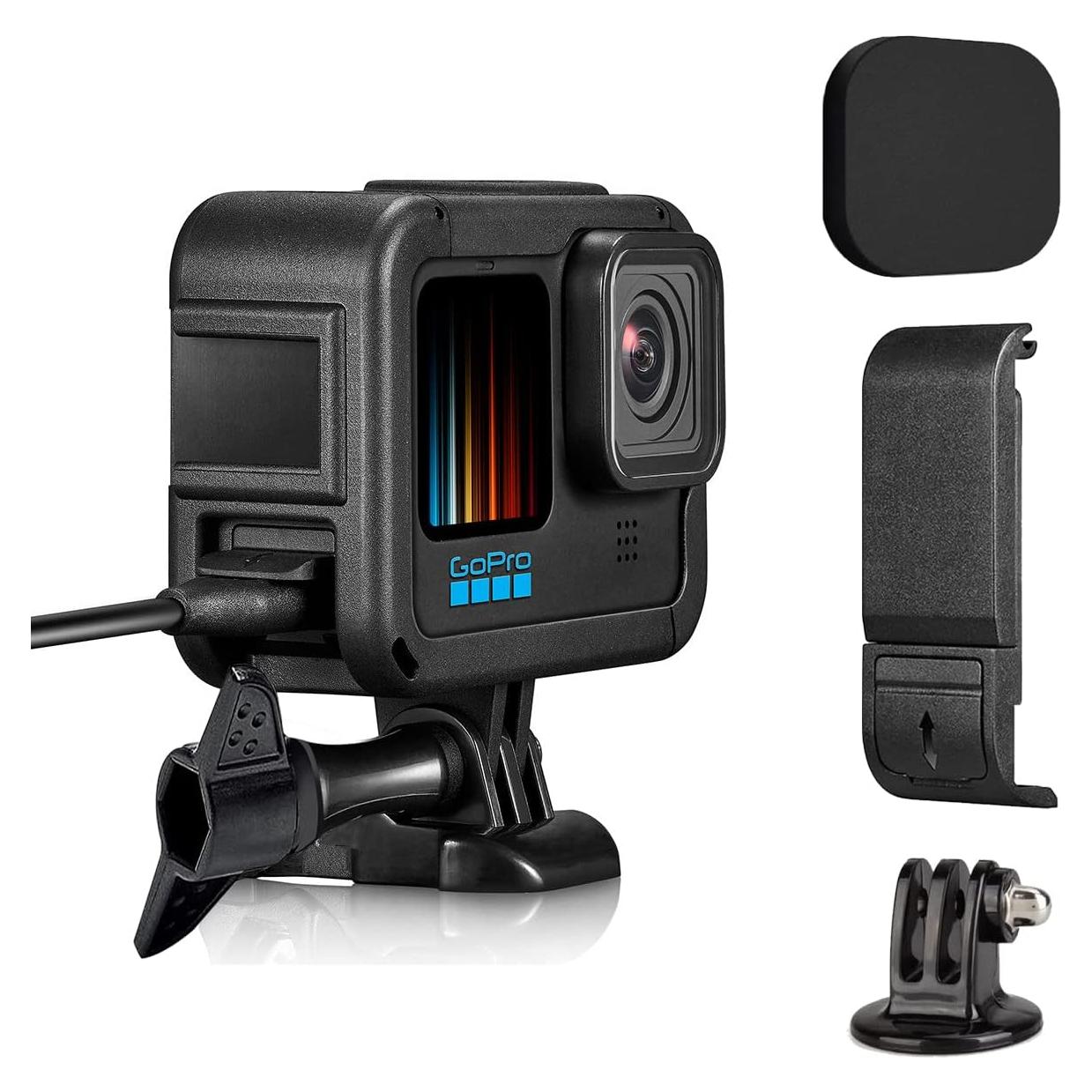 Marco Esqueleto Kourpar para GoPro Hero 12 11 10 9 Negro