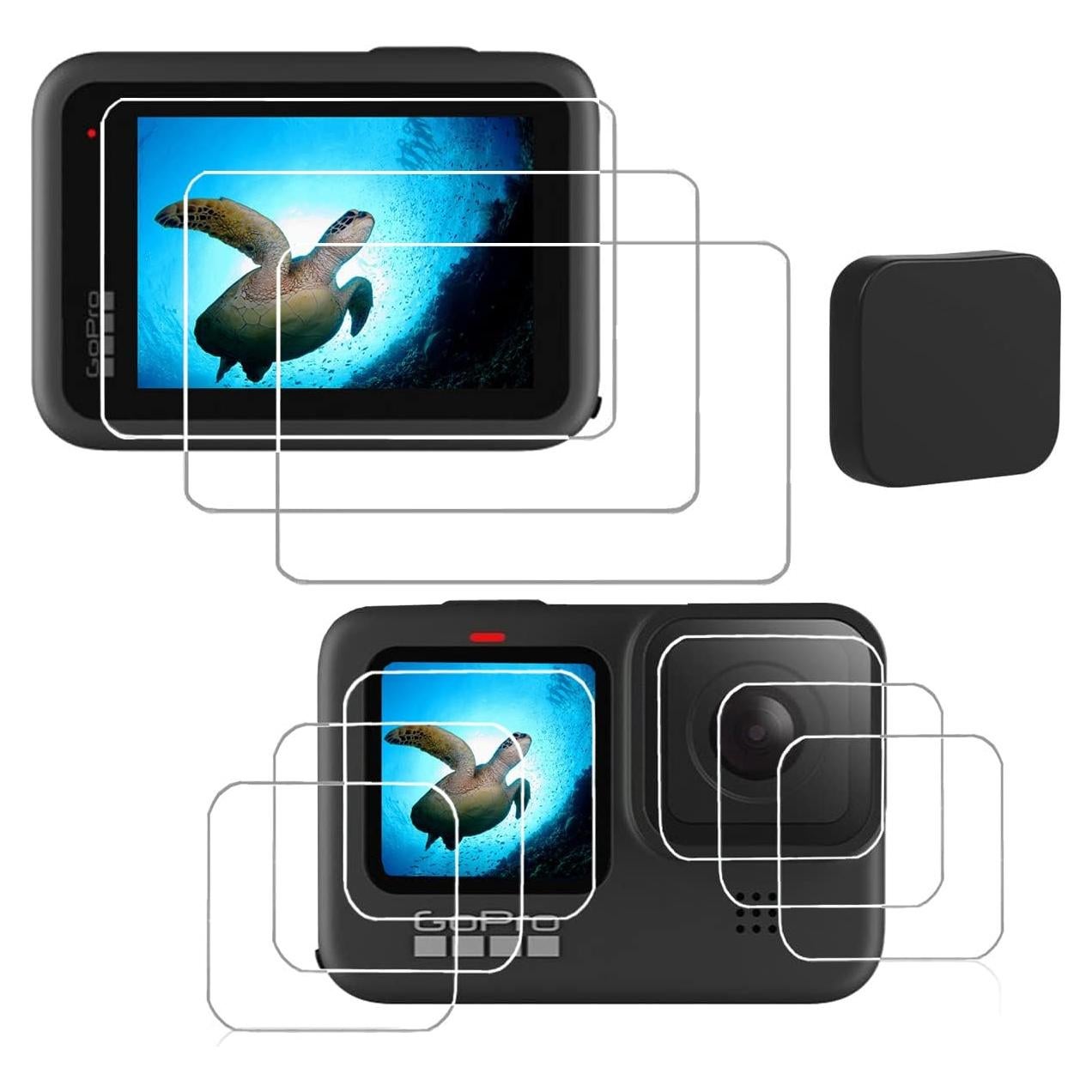 Protector de Pantalla Vidrio Templado 9H para GoPro Hero12/11/10/9