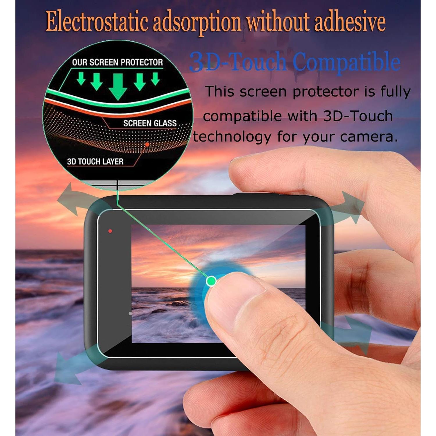 Protector de Pantalla Vidrio Templado 9H para GoPro Hero12/11/10/9