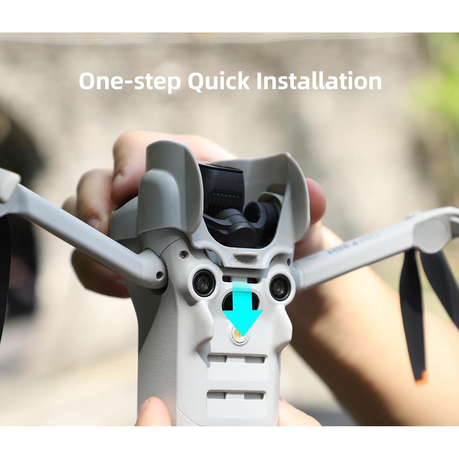 Capucha de lente AILENICE para DJI Mini 4 Pro - Protector anti-reflejo