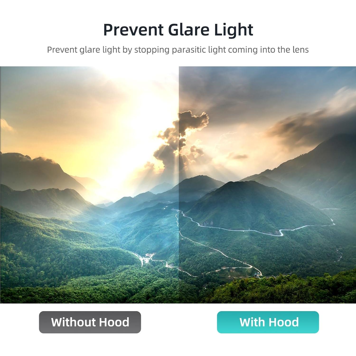 Capucha de lente AILENICE para DJI Mini 4 Pro - Protector anti-reflejo