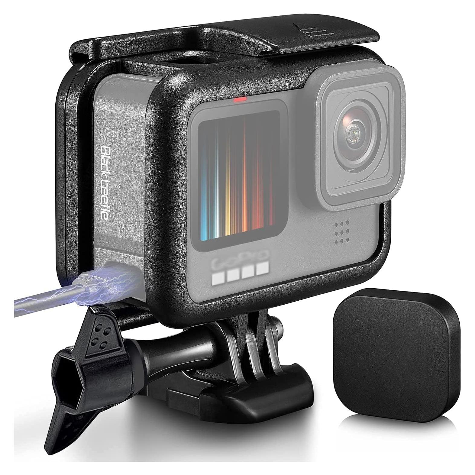 Caja de Alojamiento para GoPro Hero 12 11 10 9 con Tapa de Lente