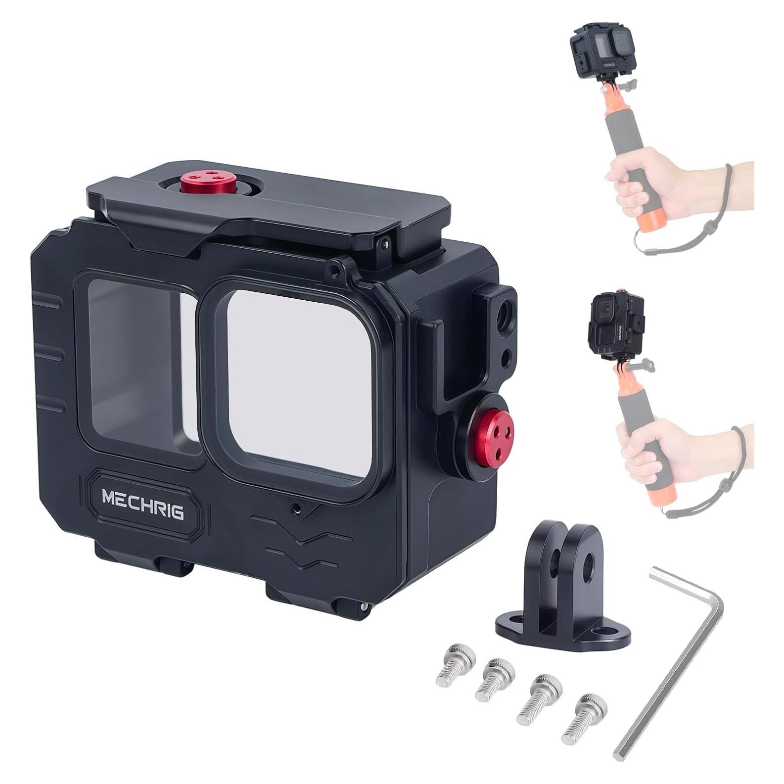 Funda Impermeable Aluminio Mechrig para GoPro HERO hasta 80M