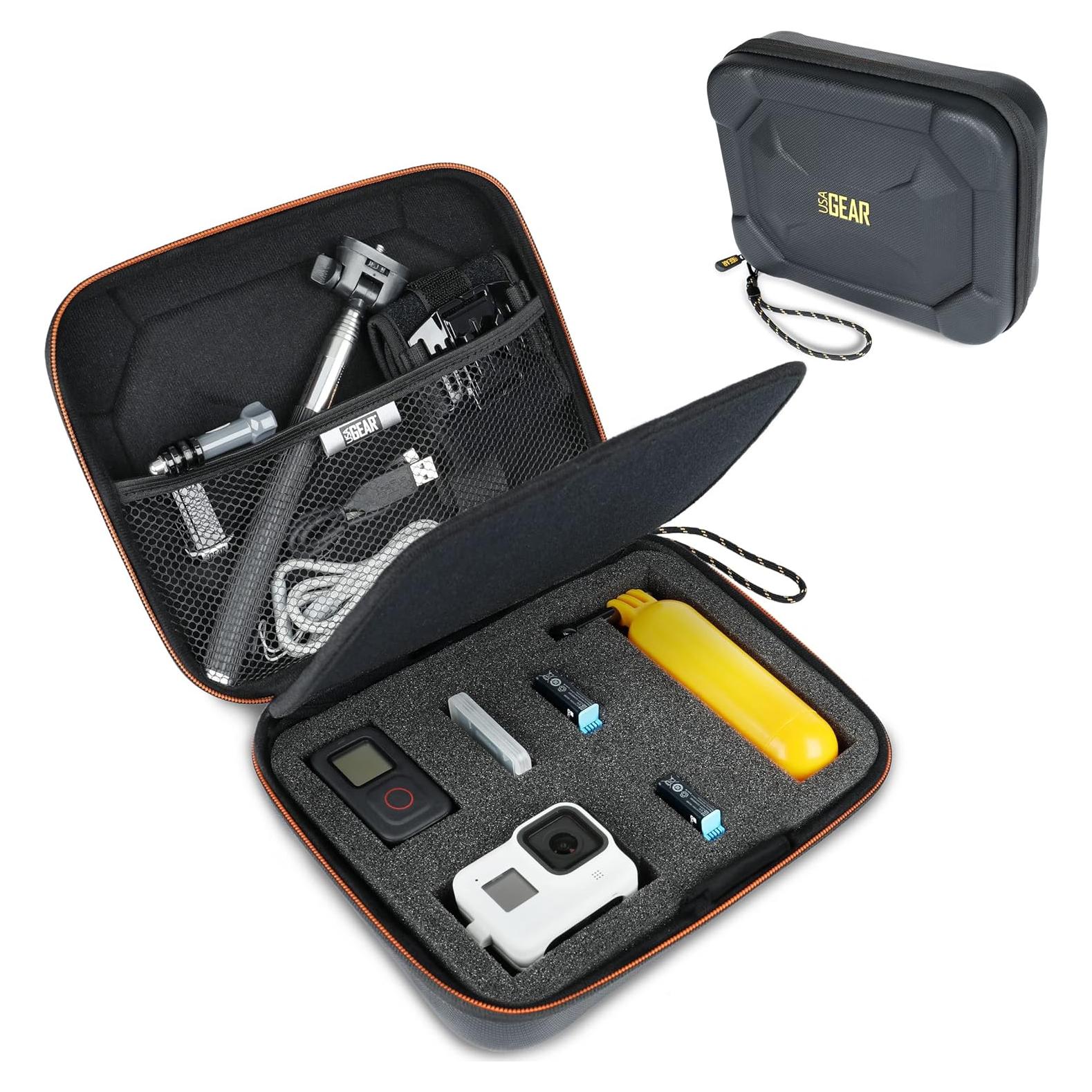 Funda Dura Impermeable USA Gear para GoPro Hero y Accesorios