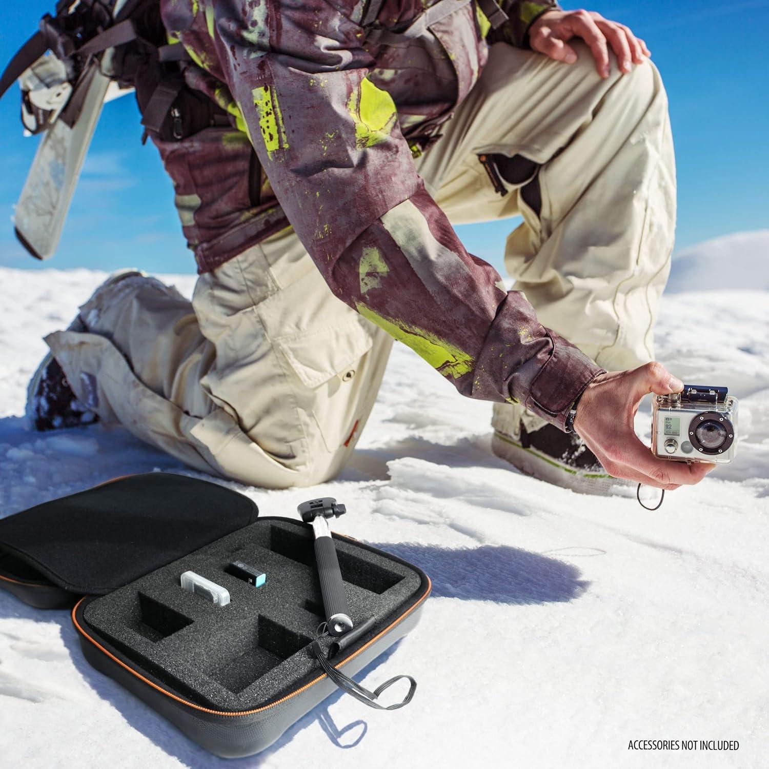 Funda Dura Impermeable USA Gear para GoPro Hero y Accesorios