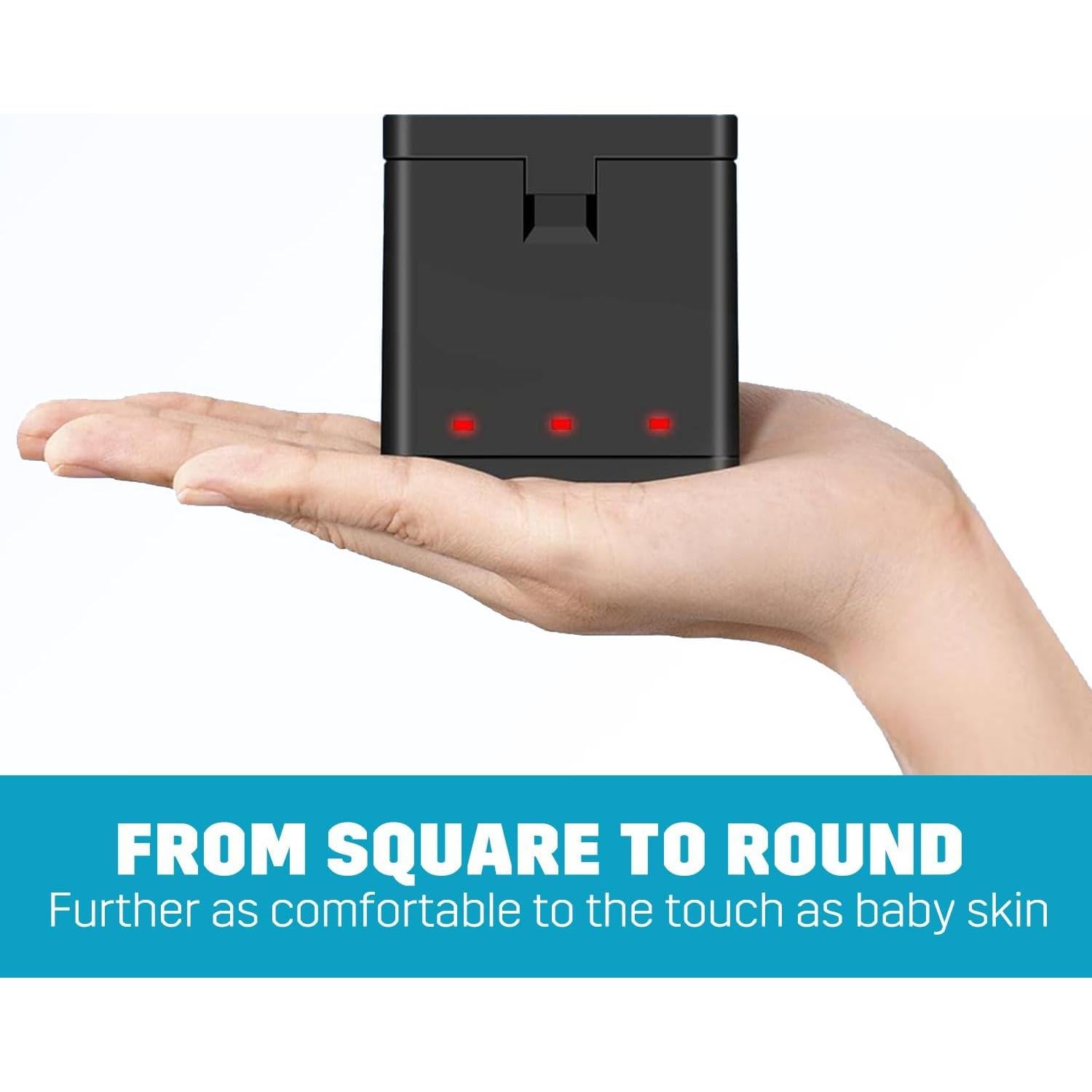 3 Baterías 1800mAh Go Pro Hero 9 10 11 12 + Cargador