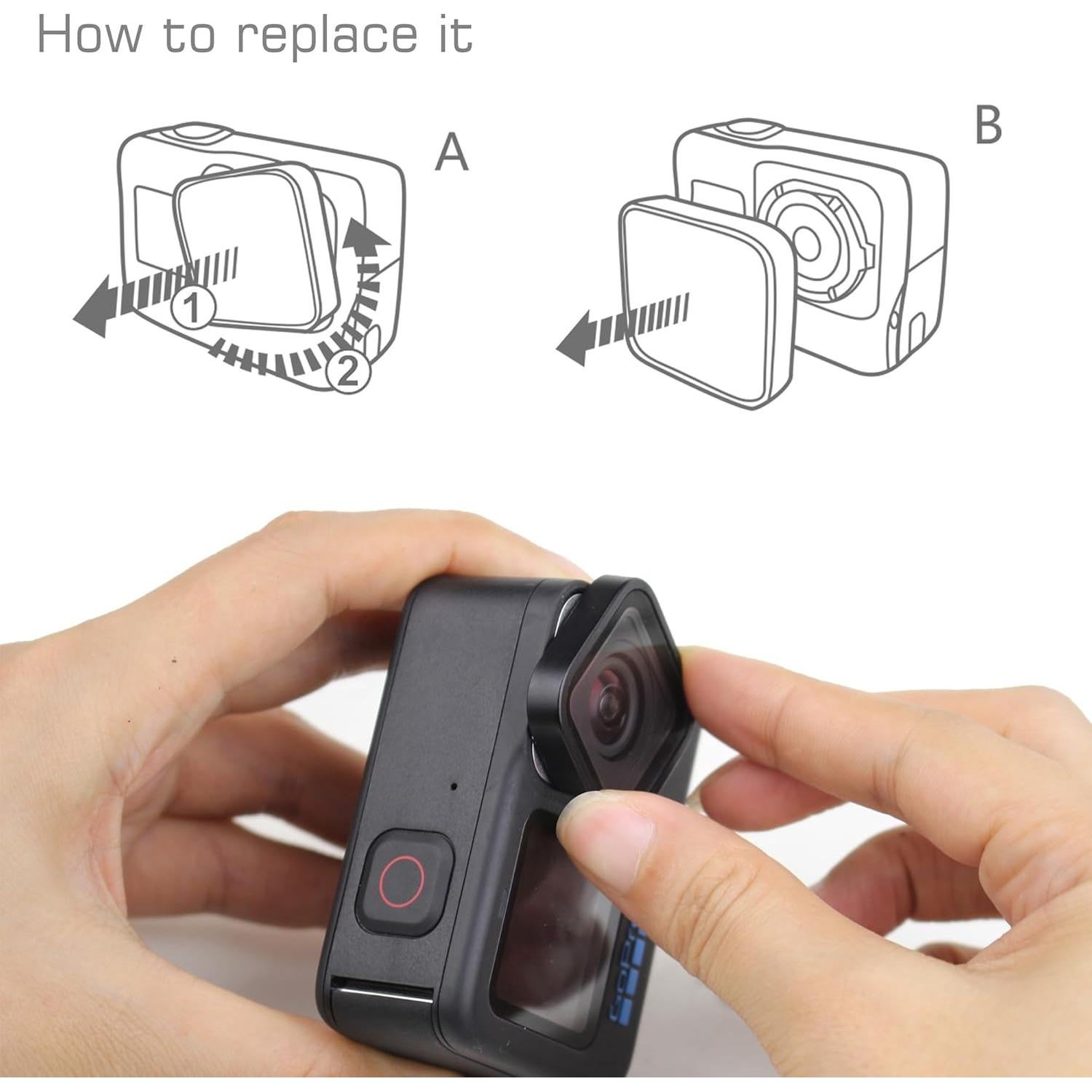 Reemplazo Lente Protector GoPro Hero 12 11 10 9 Vidrio UV